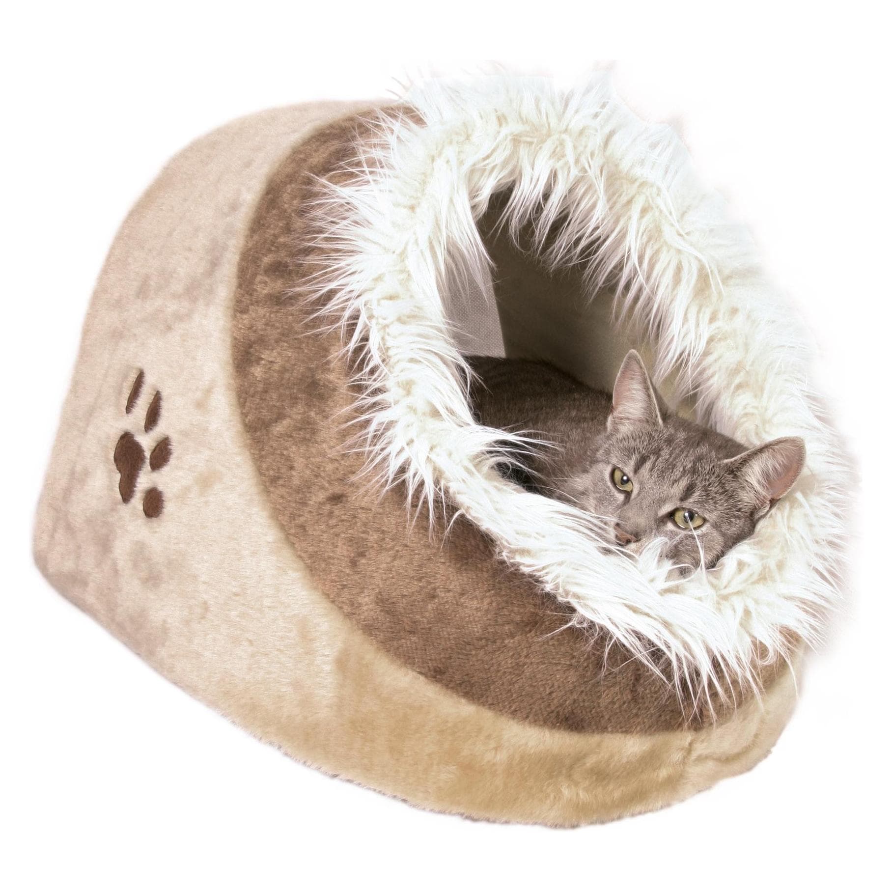 Trixie Caverne de câlins Minou 41x30x50cm (Chat, Chien), Panier pour chien + chat
