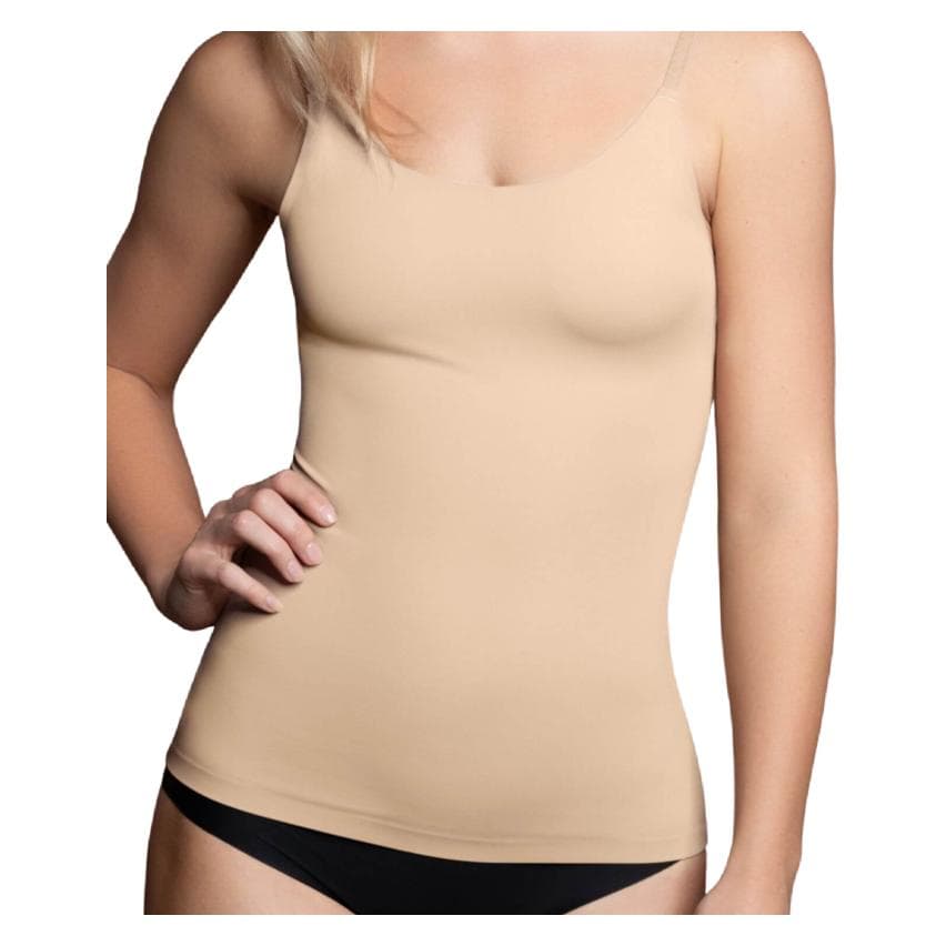 Bye Bra, Soutien-gorge, Débardeur invisible, Beige, (Une unité par pack, S)