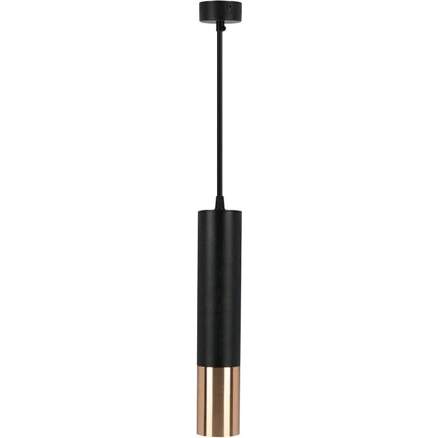 V-TAC, Éclairage : accessoires, VT977 1xGU10 Pendentif NoirOr D60x300mm