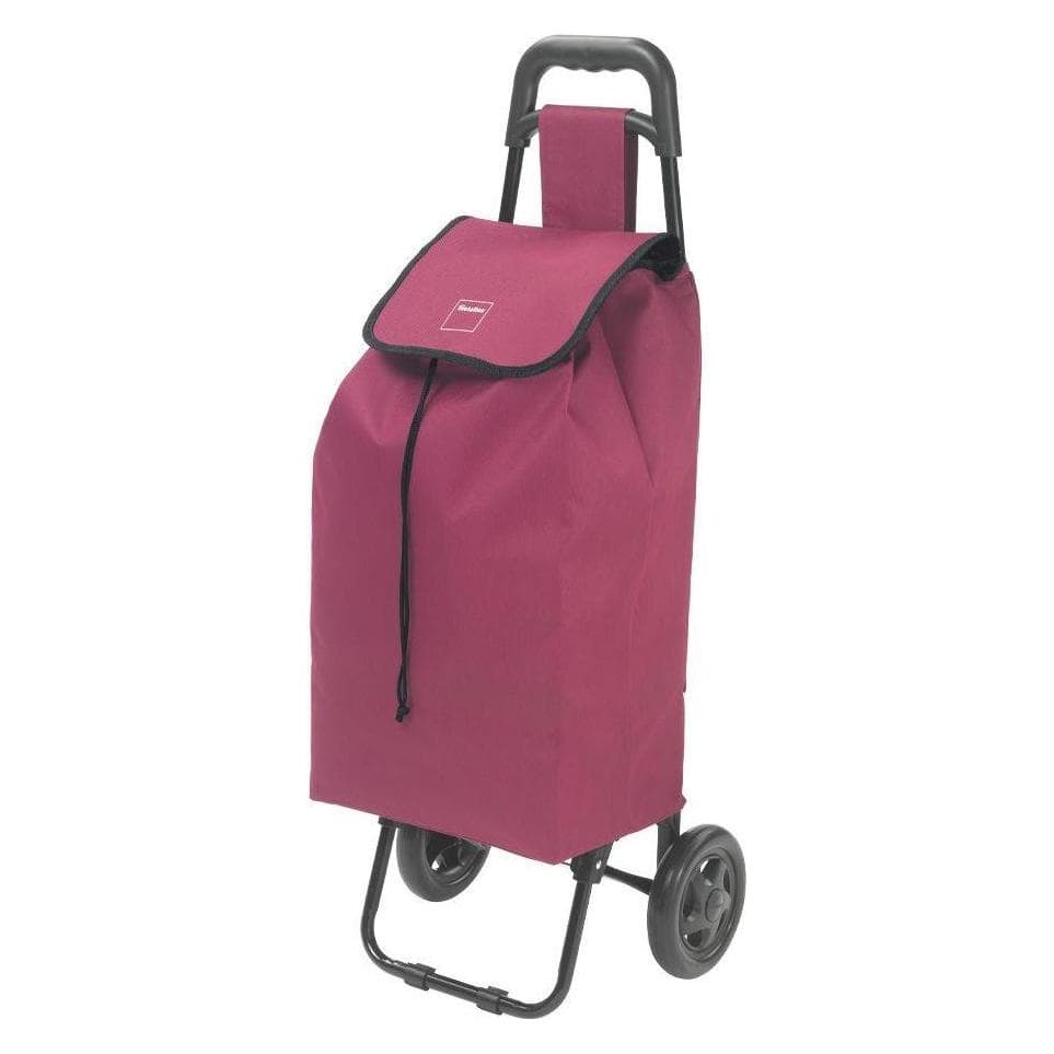 Metaltex, Sac à commissions, Shopping-Trolley 40L Daphne bo, Rouge