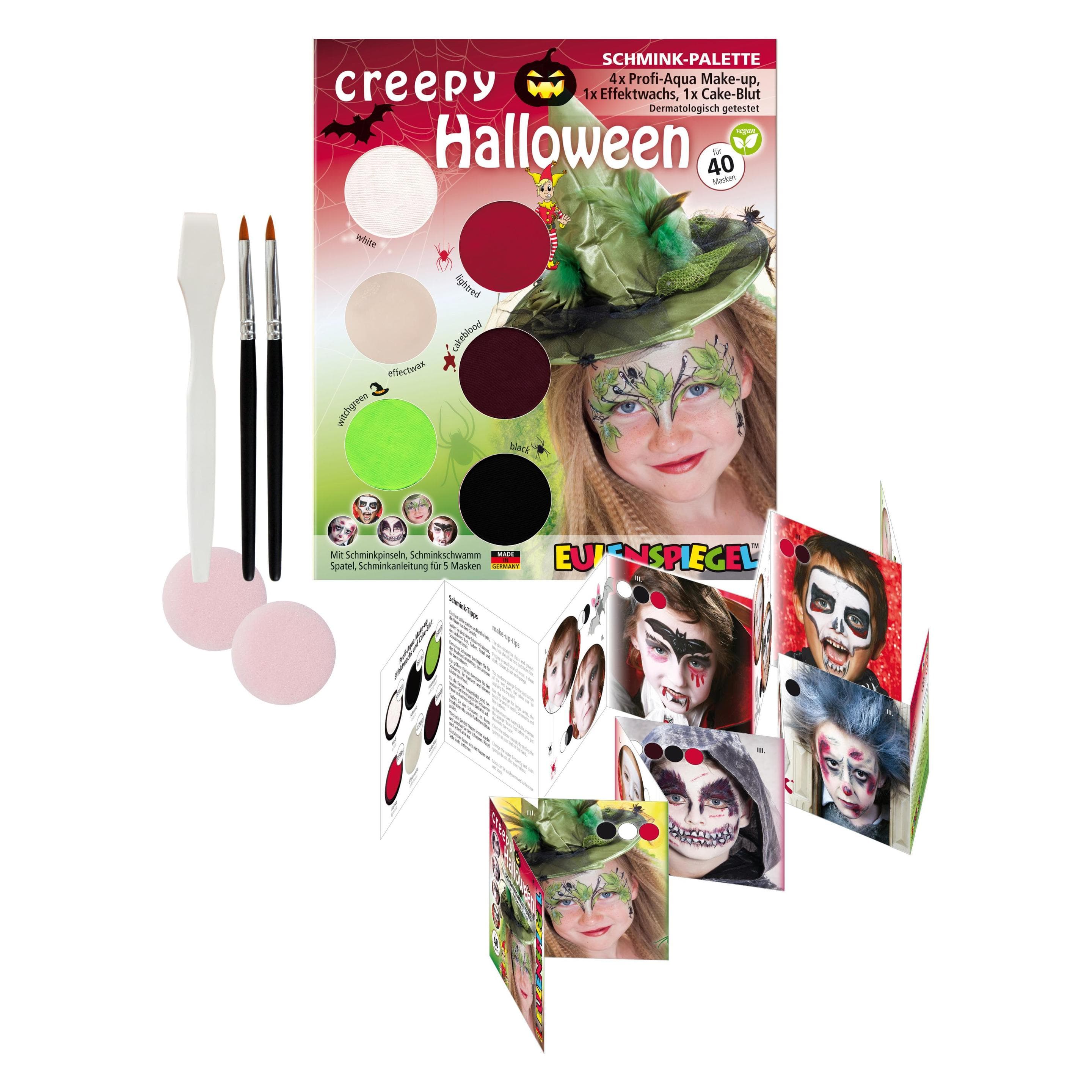 Eulenspiegel Palette de maquillage creppy Halloween