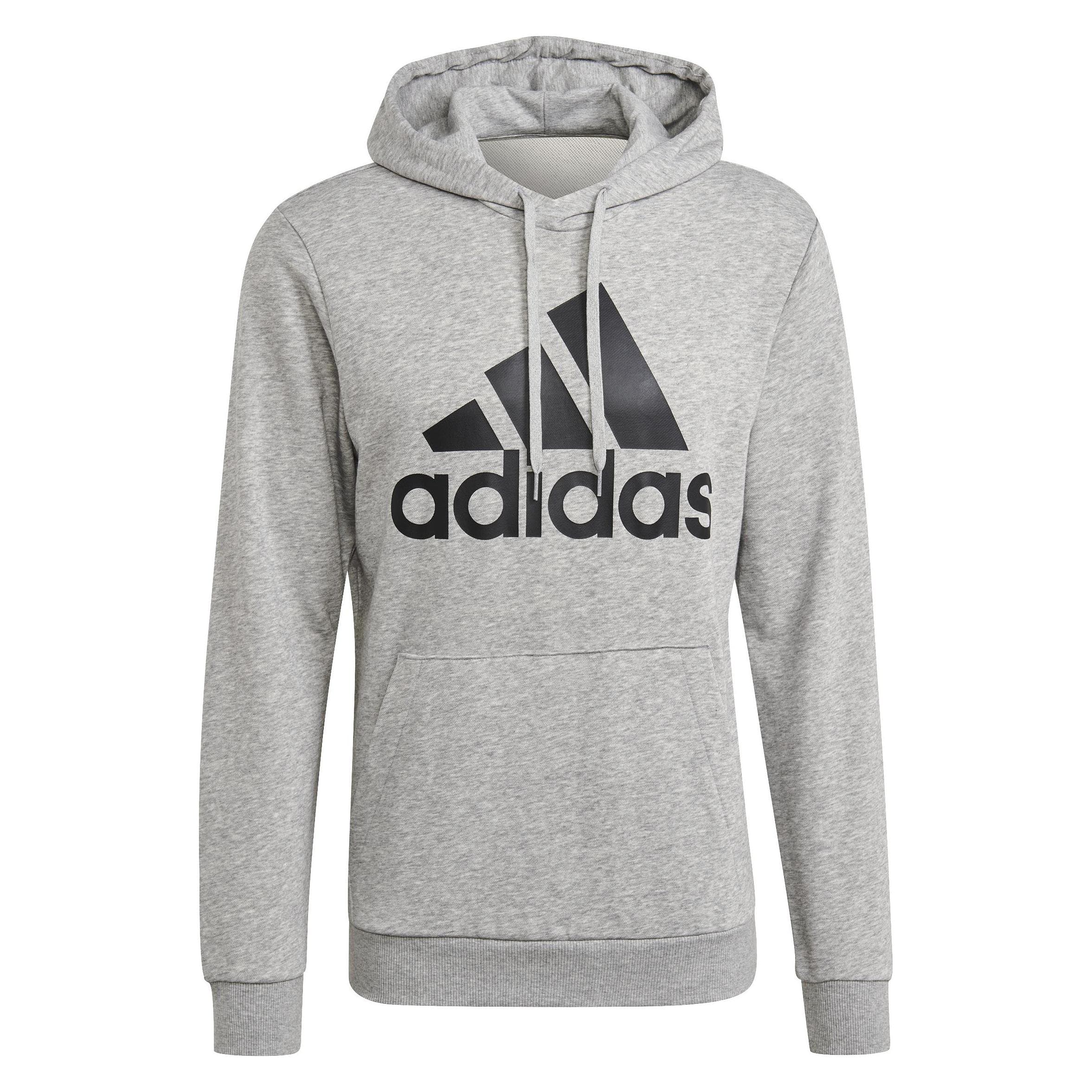 Adidas, Hommes, Pull-over, M Bl Ft Hd,Mgreyh/Black Mgreyh/Black M, Gris, Noir, (M)