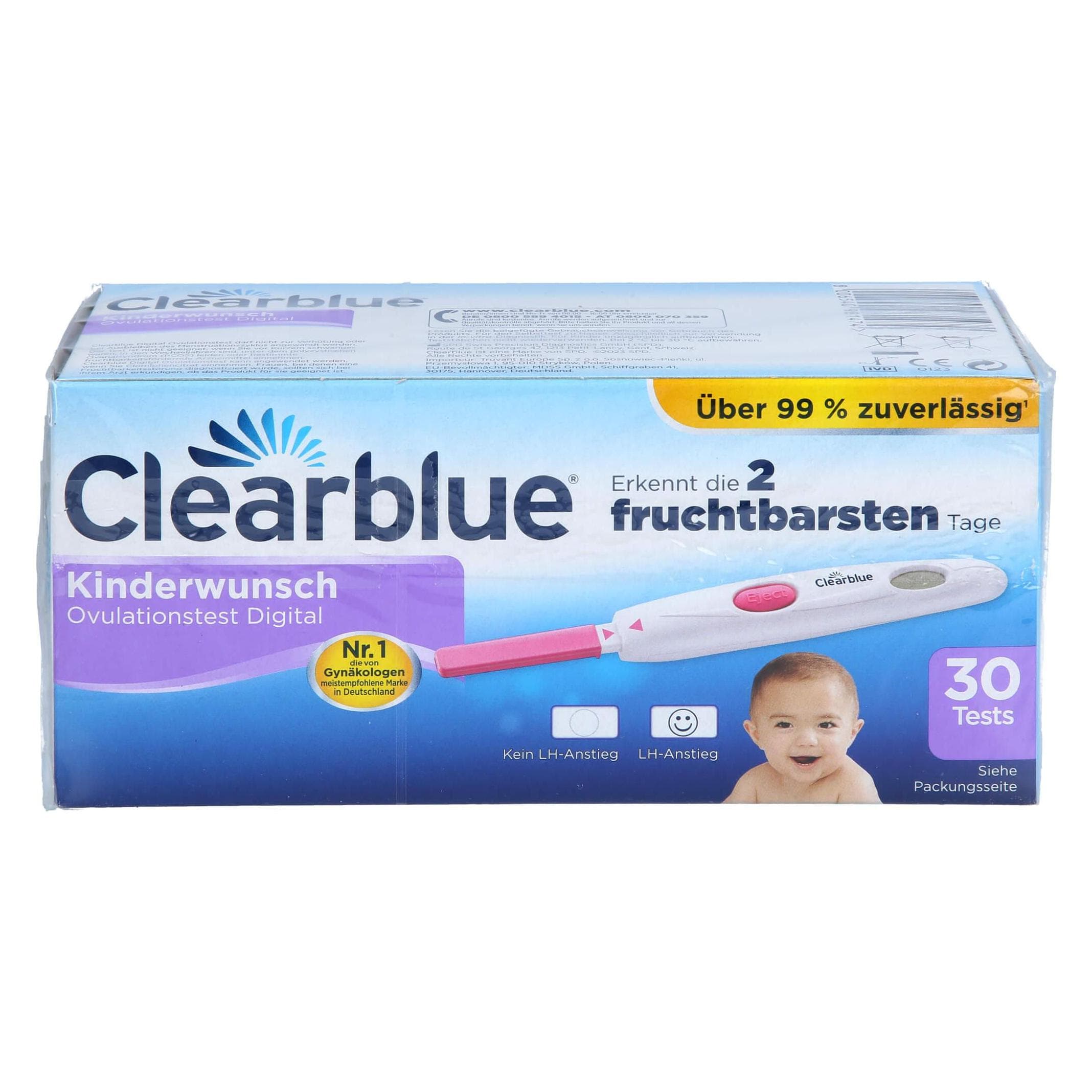 Clearblue, Suivi du cycle, Kit de test d'ovulation
