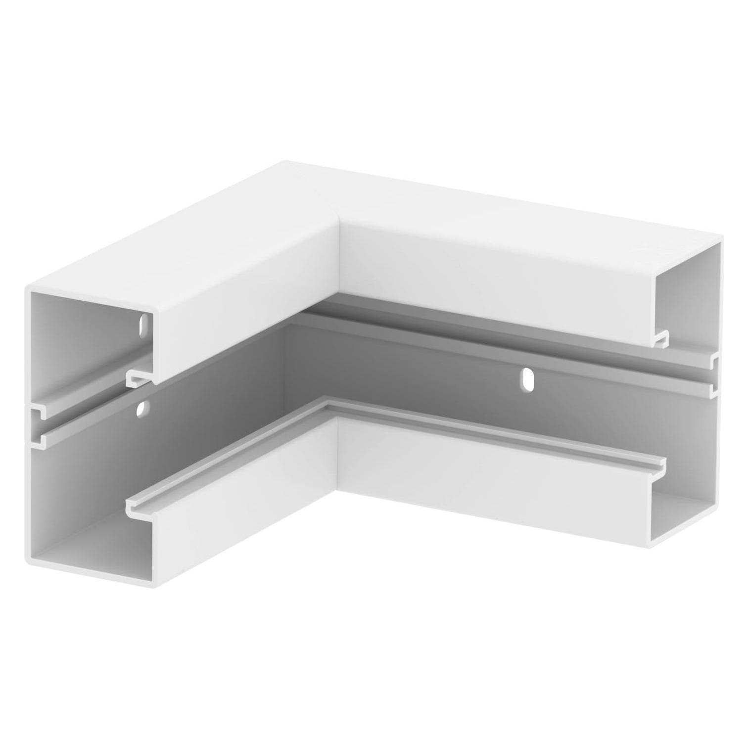 OBO Bettermann, Conduite des câbles, OBO GK-IS53100RW Angle intérieur forme rigide blanc pur (5.30 cm)