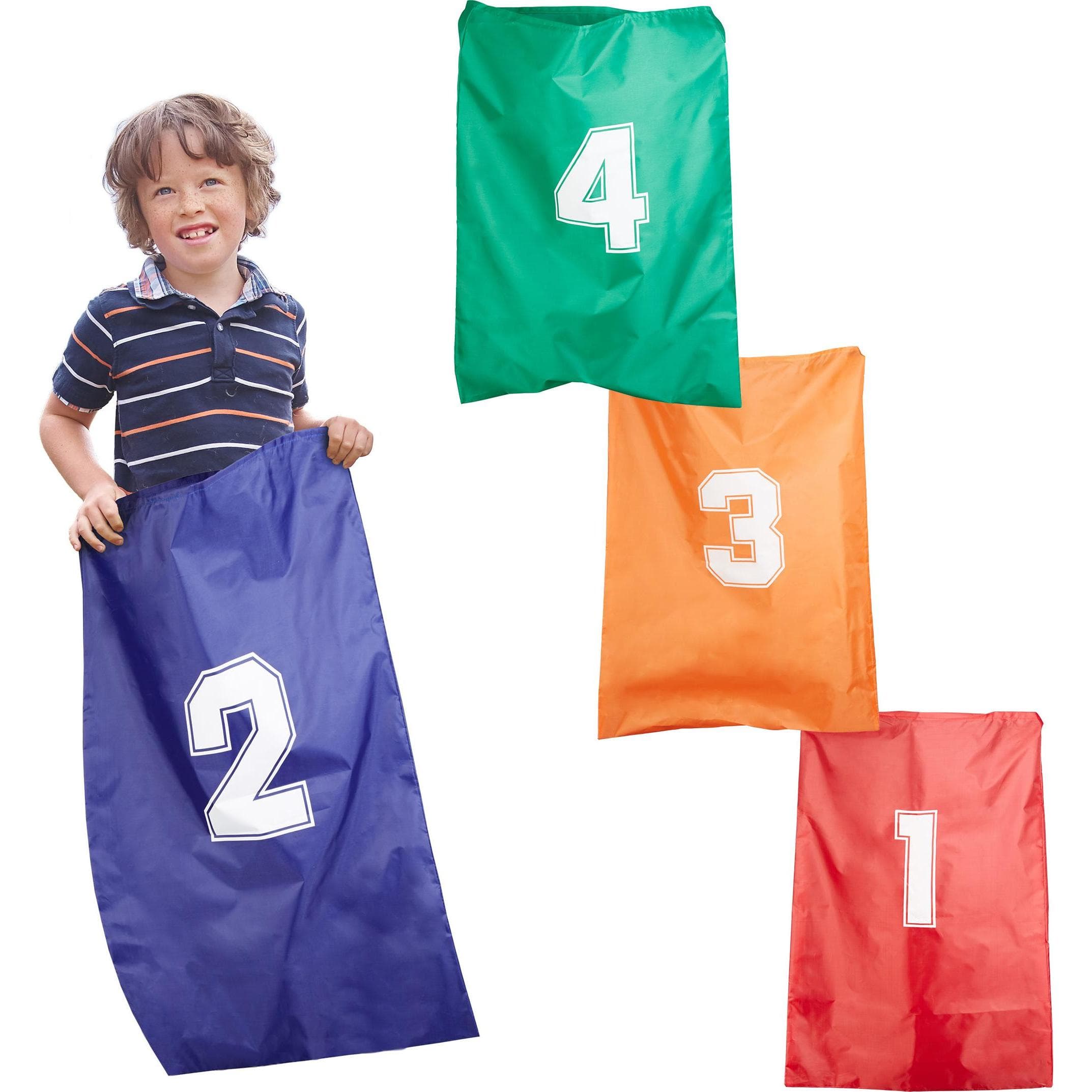 Relaxdays Sacs gonflables, lot de 4 (1 - 4 Joueur)