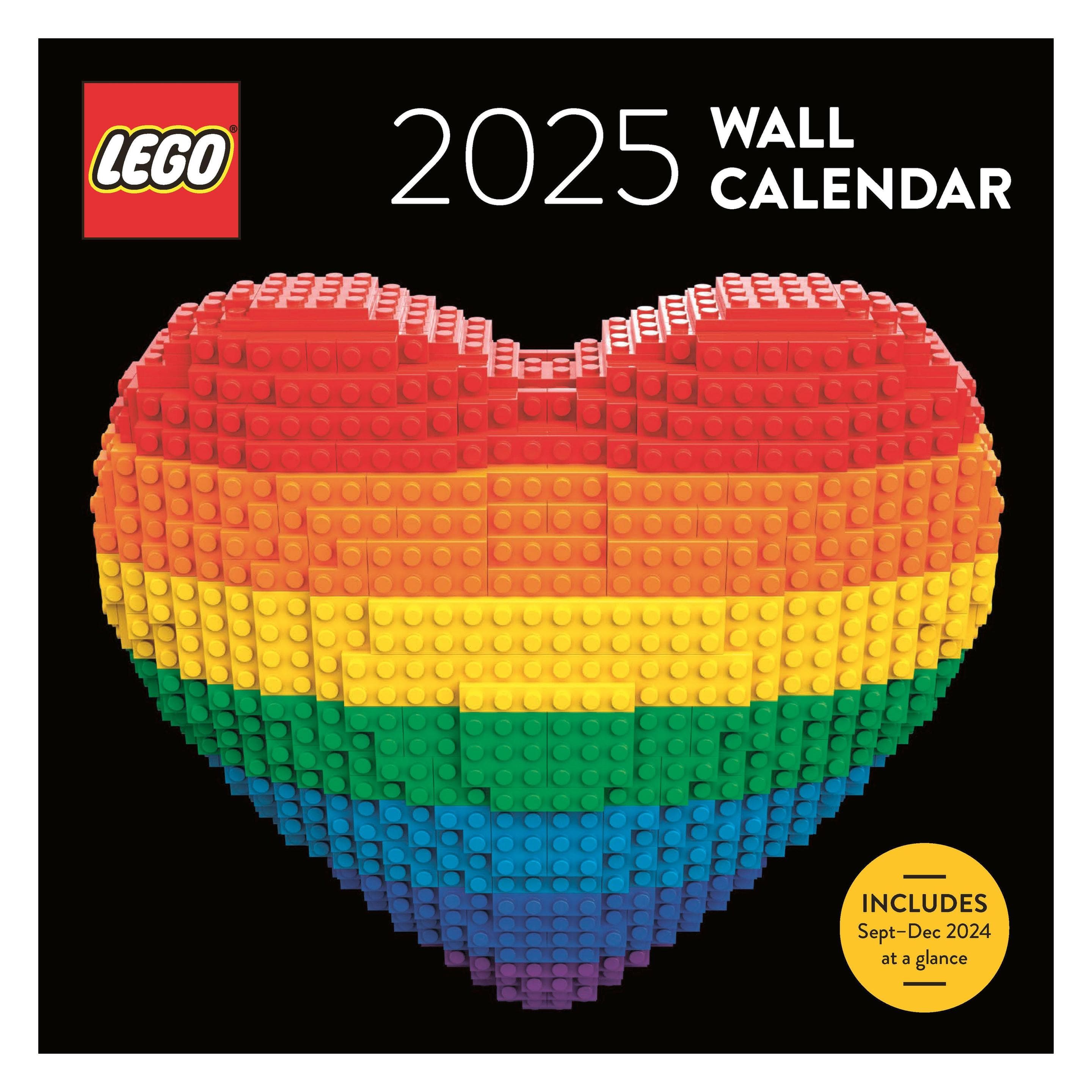Abrams & Chronicle, Calendrier + agenda, LEGO 2025 Calendrier mural (30,5 x 30,5 cm)