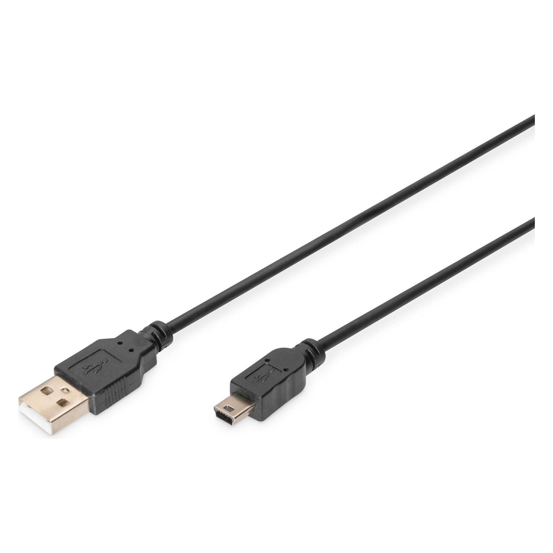 Digitus USB A – USB Mini B (1 m, USB 2.0), Câble USB