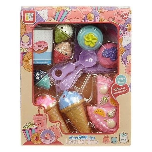 Adar, Épicerie : accessoires, Dessertset aus Eis und Keksen