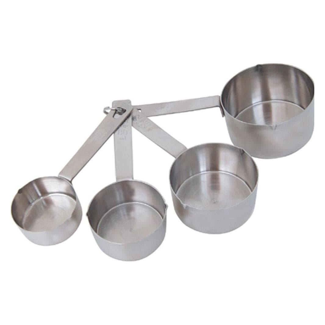 de Buyer Set de gobelets gradués 4 pièces, Verre mesureur, Argent