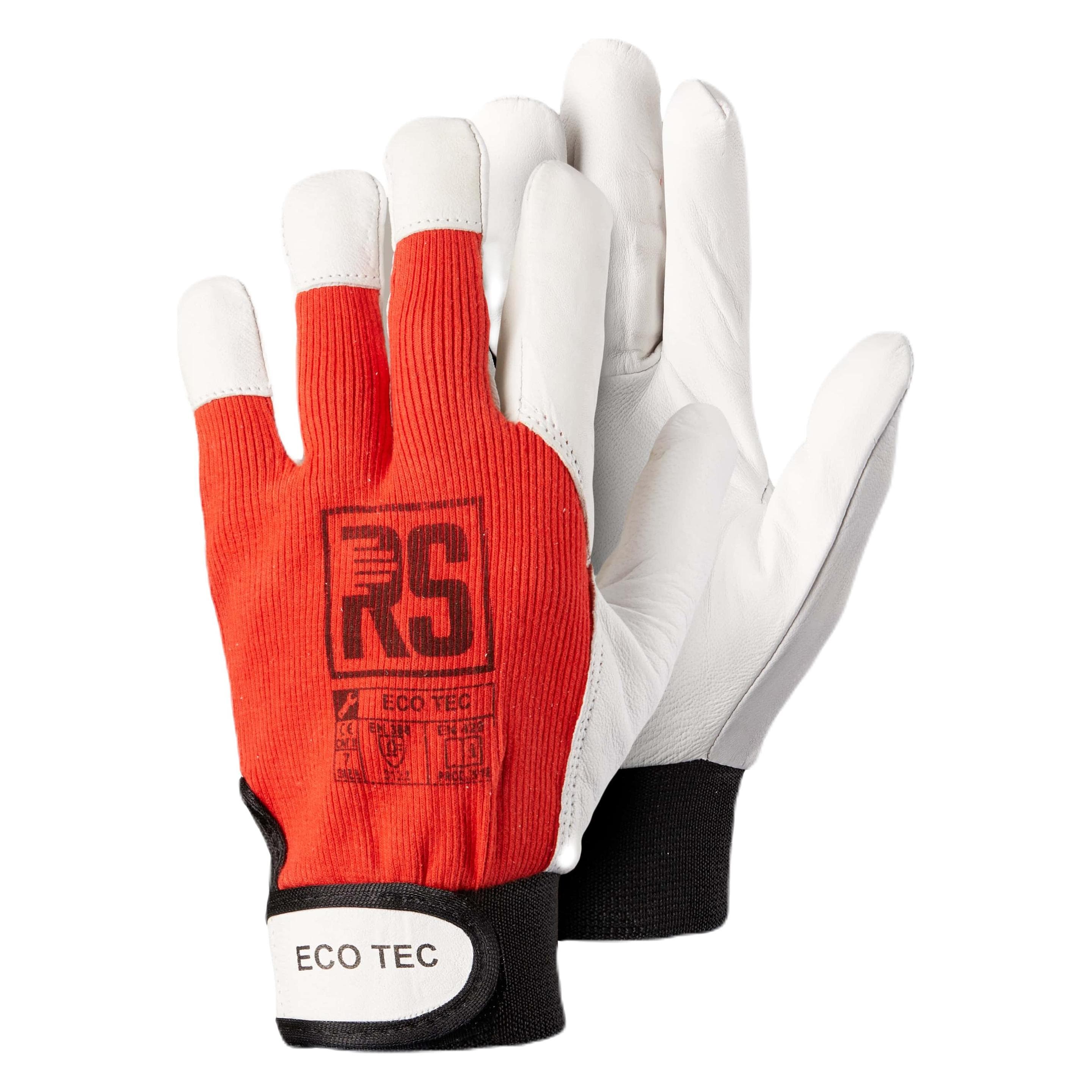 RS, Gants de protection, Eco Tec, gants de montage en cuir de chèvre, taillee 7 (7)