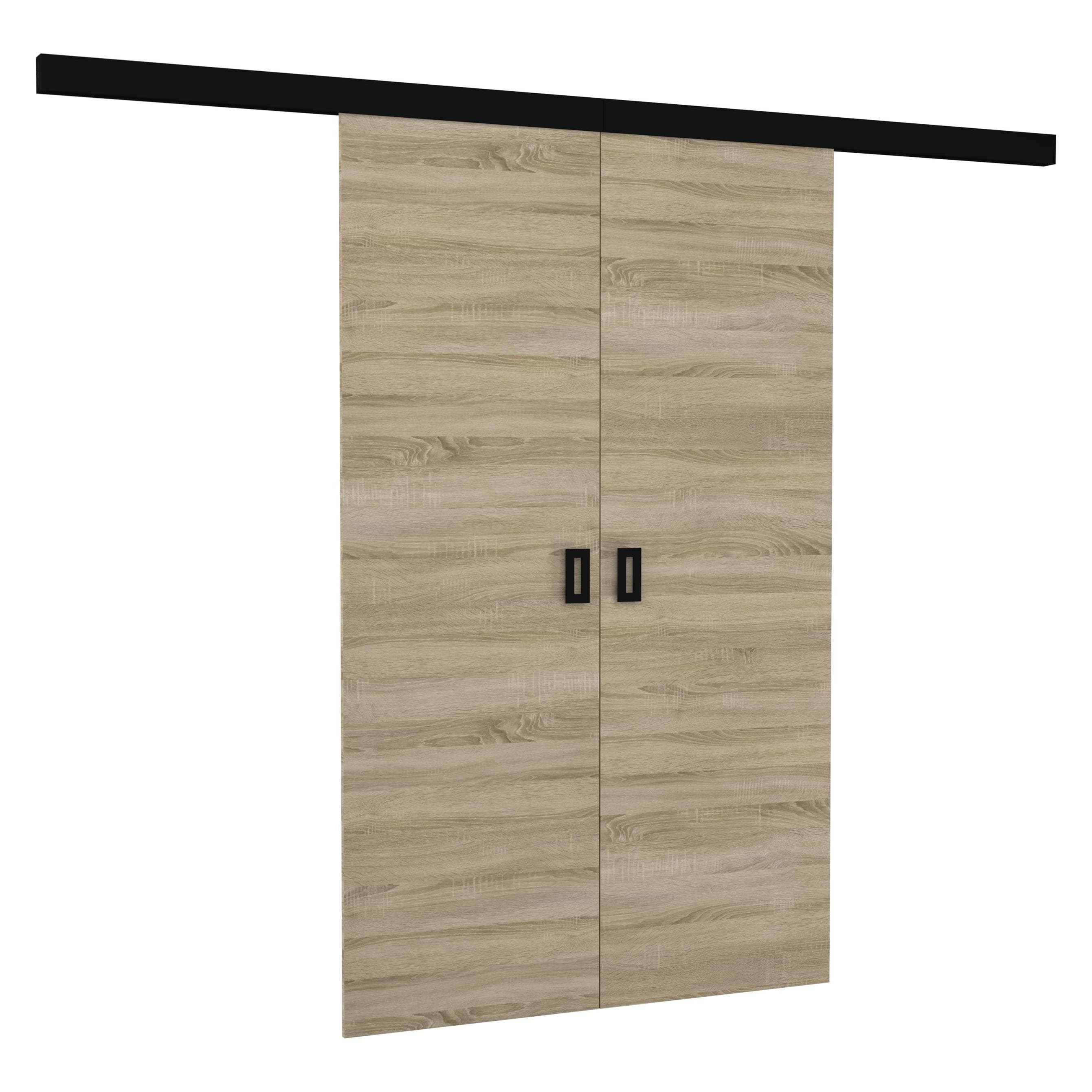 ADRK Furniture, Ferrures de porte : accessoires, Portes coulissantes à double pli TOPPO 120