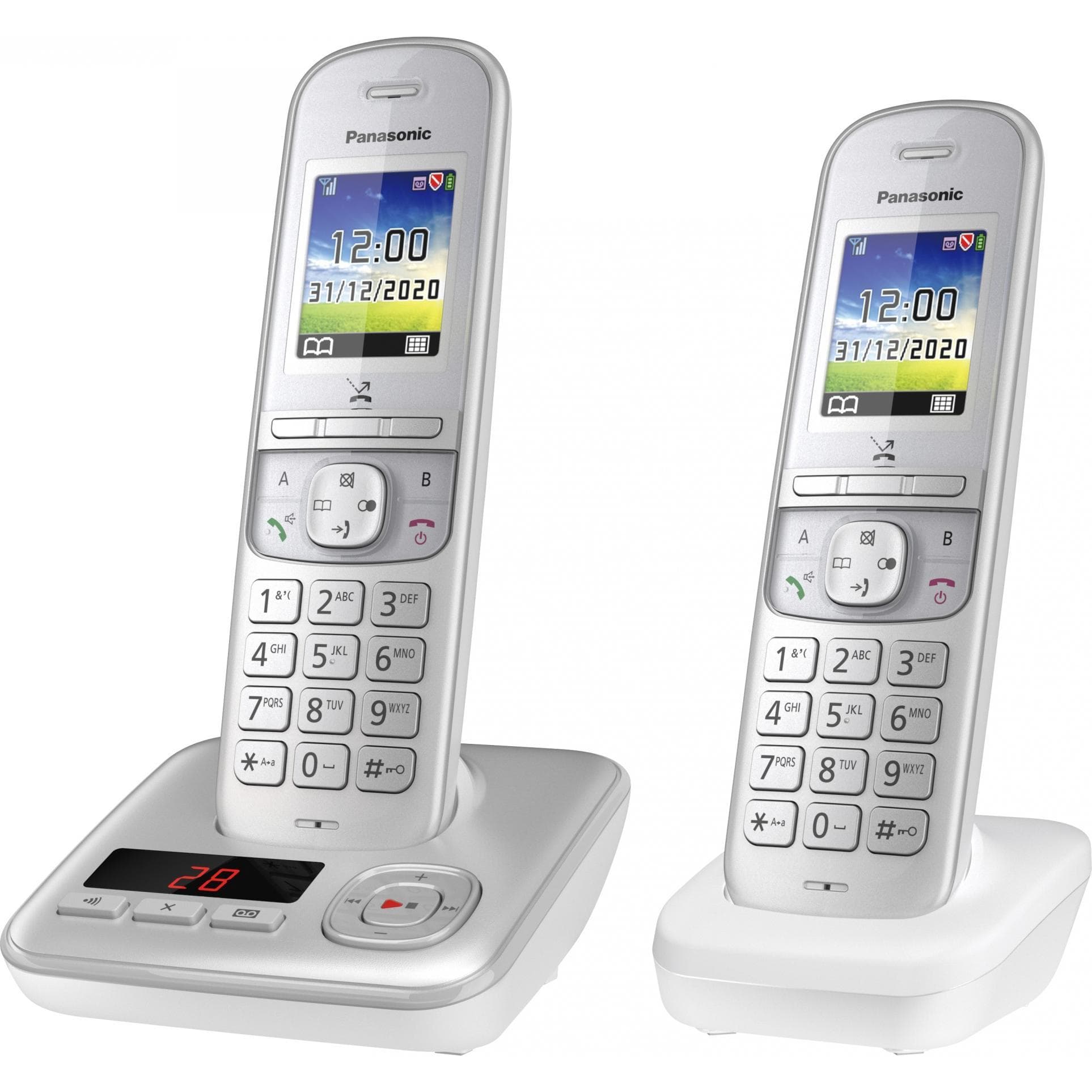 Panasonic KX-TGH722GG, Téléphone, Argent