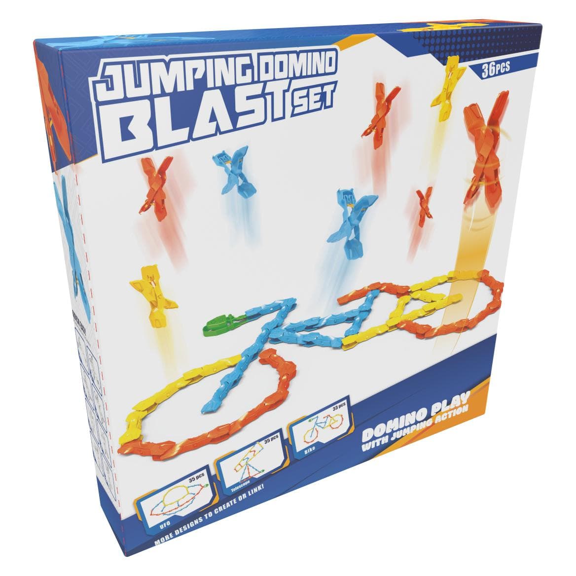 Eddy Toys Jeu de dominos sauteurs 36pc