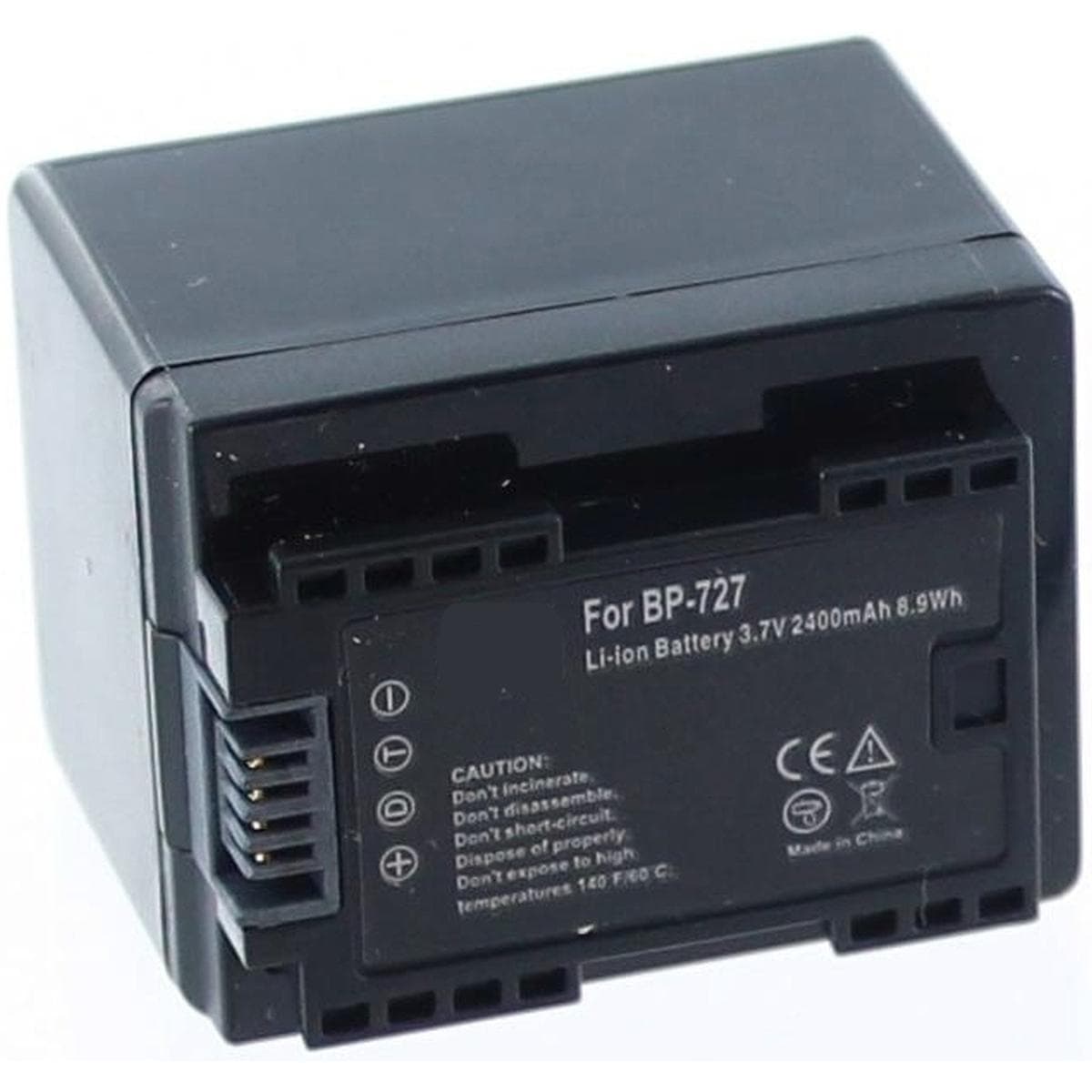 AGI 13883 - 2400 mAh - 3,7 V - Lithium Ion (Li-Ion) - 1 pièce(s) (Batterie de l'appareil photo), Alimentation pour appareil photo, Noir