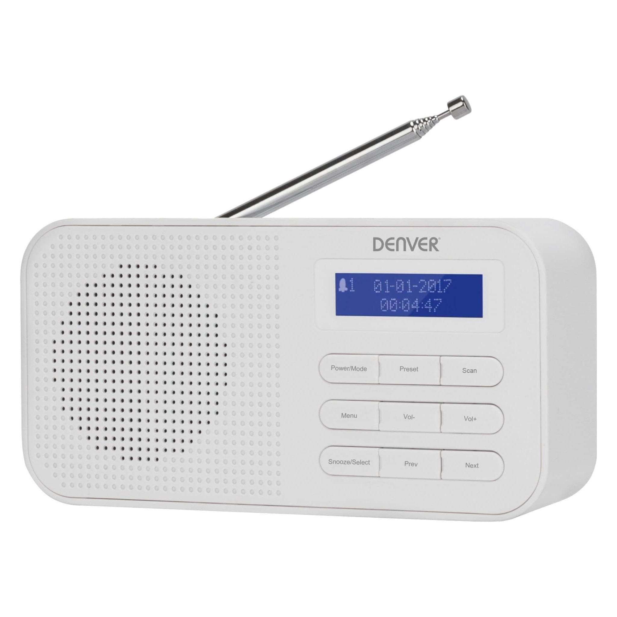 Denver DAB-42 (DAB+ DAB, FM, KW), Radio, Blanc