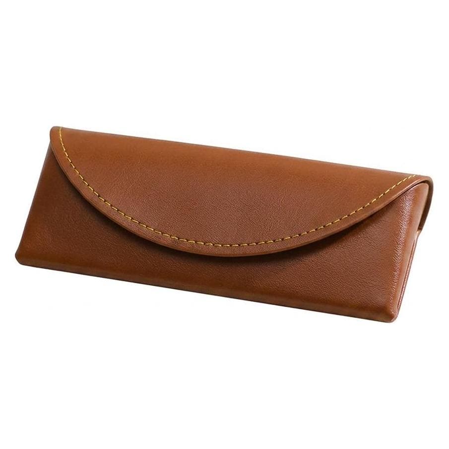 Techsuit, Étui à lunettes, - Glasses Case (ETM3) - PU, 15.2 x 6.6 x 3.6cm - Dark Brown, Marron