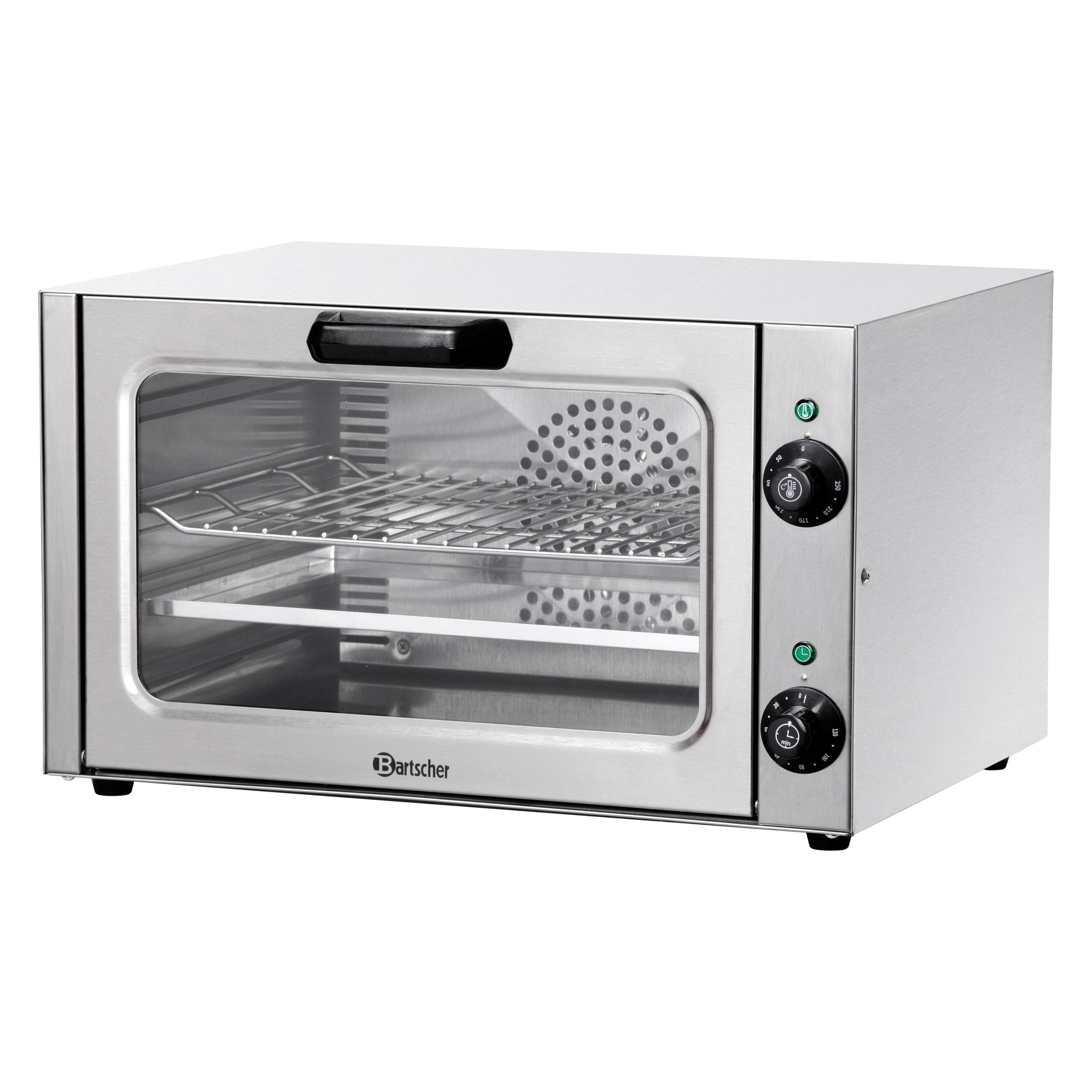 Bartscher Four à air chaud polyvalent A120880, Minifour, Argent