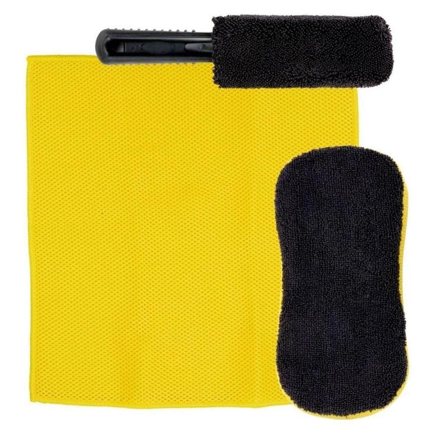 Dunlop, Nettoyage de véhicules : accessoires, Kit de lavage de voiture pour un nettoyage en profondeur