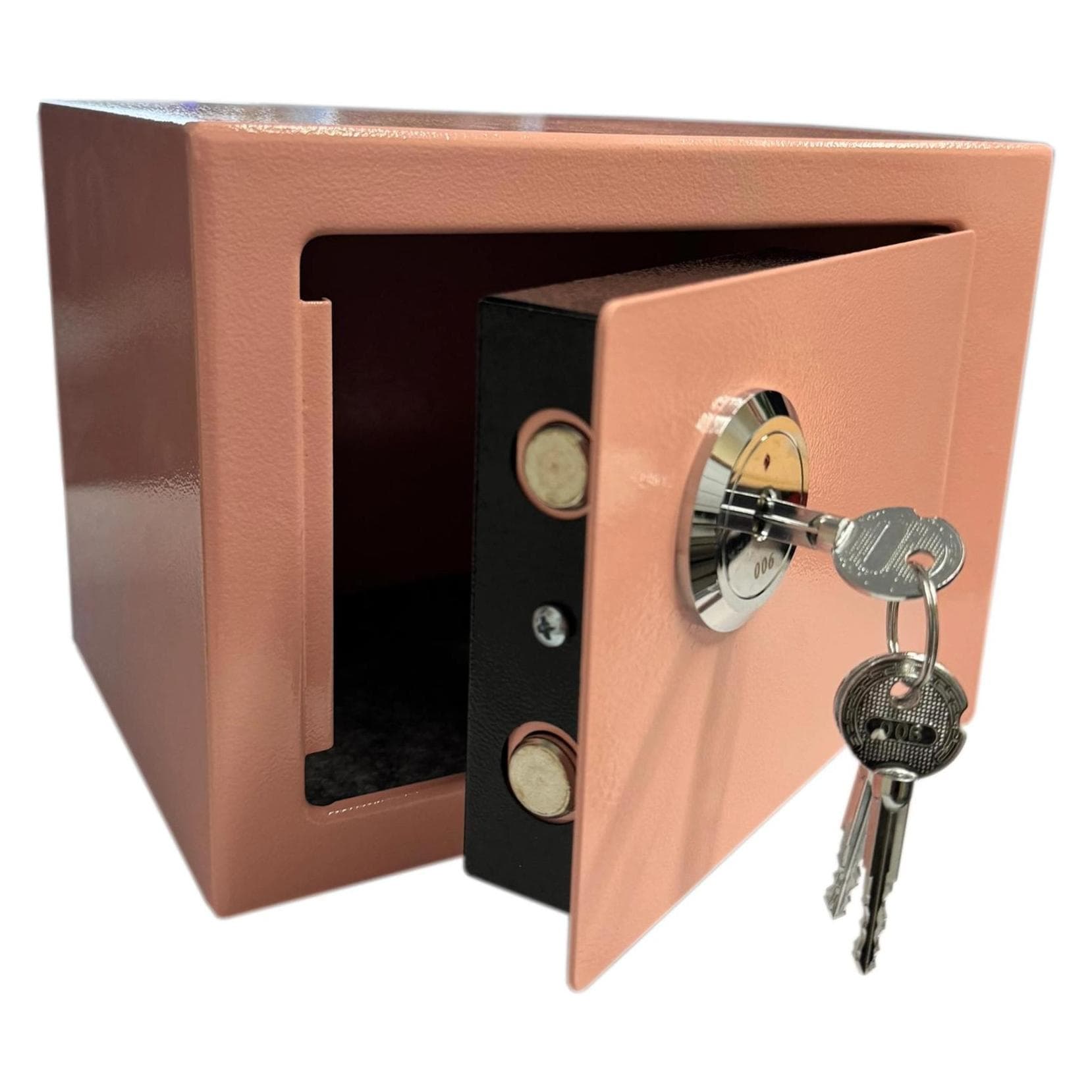 Extralink, Coffre-fort à clé + Armoire à clé, Accueil Domicile sécurisé Bureau Boîte à clés Safe rose S-404