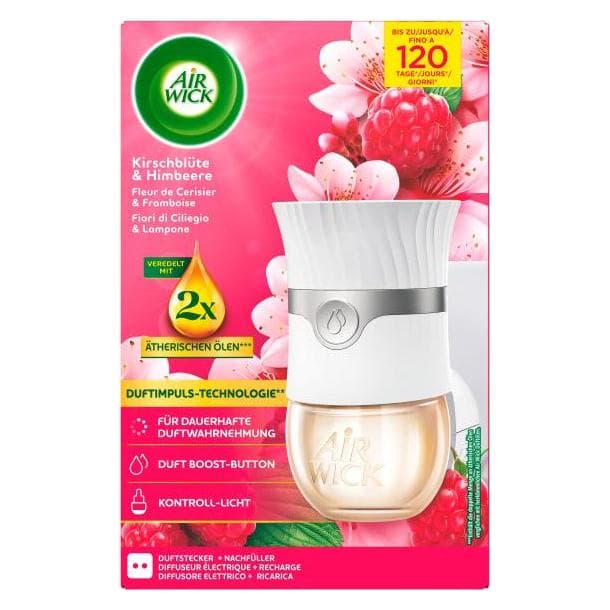 Air Wick, Désodorisant, Dufstecker Starter-Set Kirschblüte & Himbeere