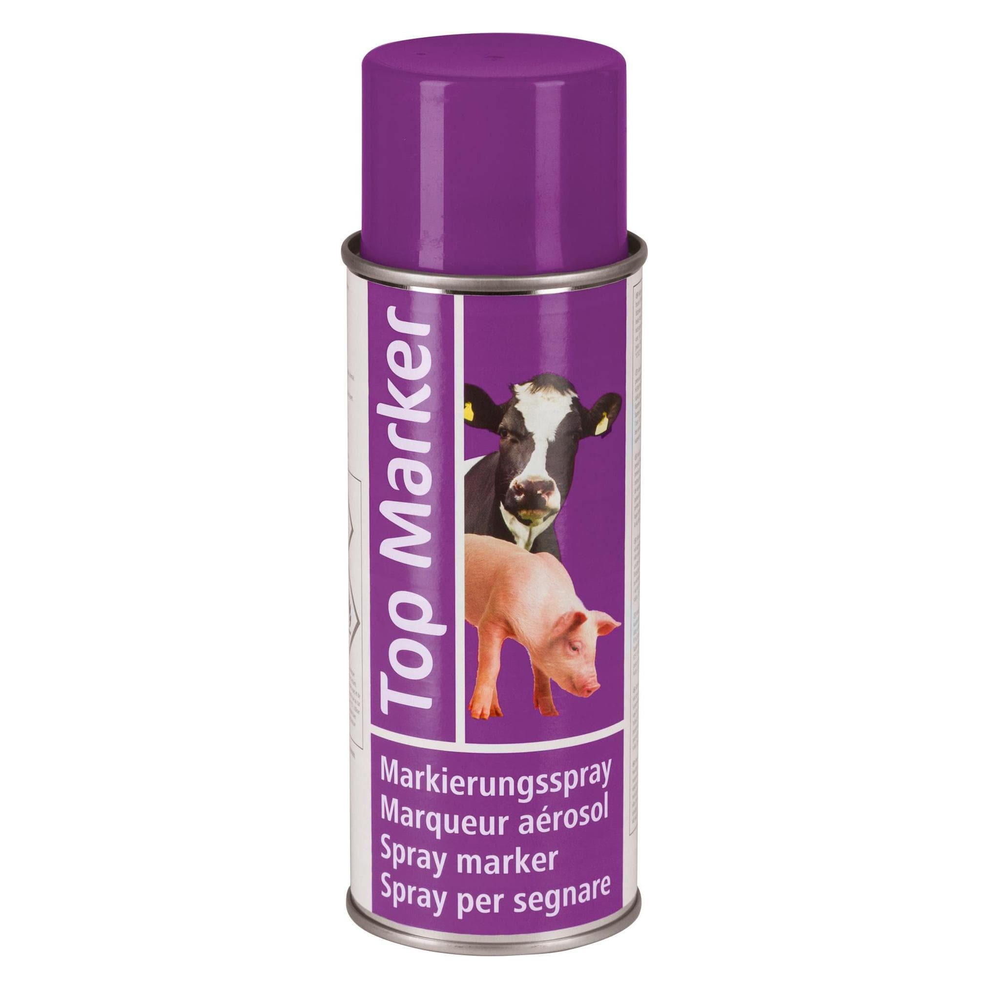 Kerbl, Écriture + dessin, Spray de marquage du bétail 500 ml, violet, Top Marker