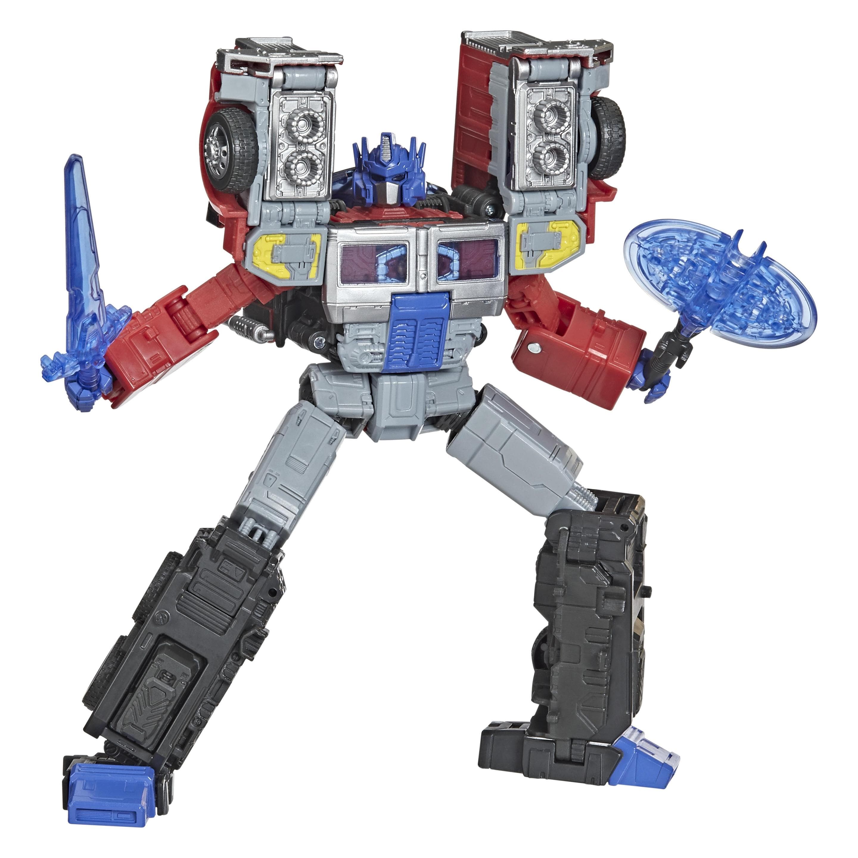 Transformers Jouet Generations Legacy Series Leader-Class G2 Universe Laser Optimus Prime Ac...