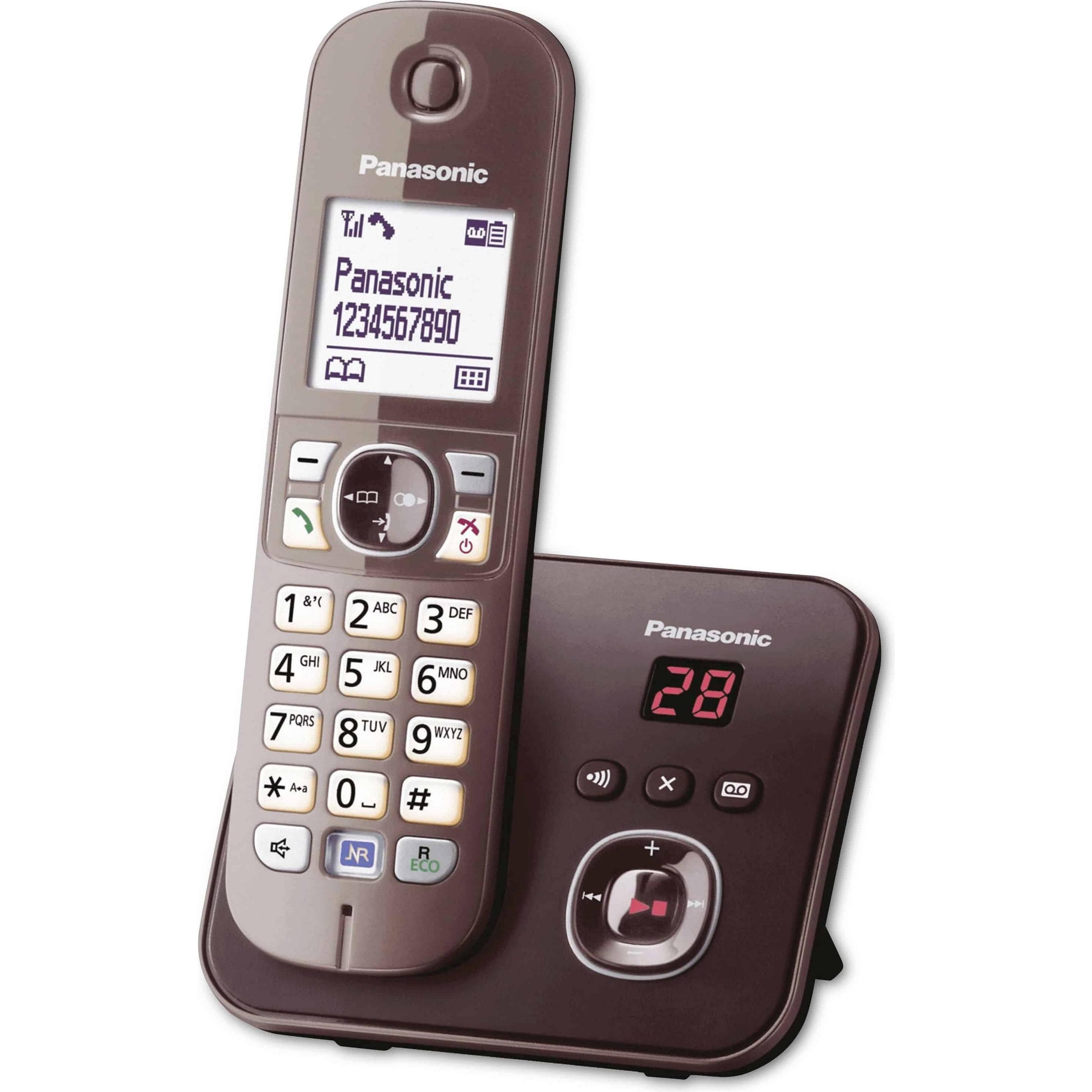 Panasonic KX-TG6821GA (version française), Téléphone, Marron