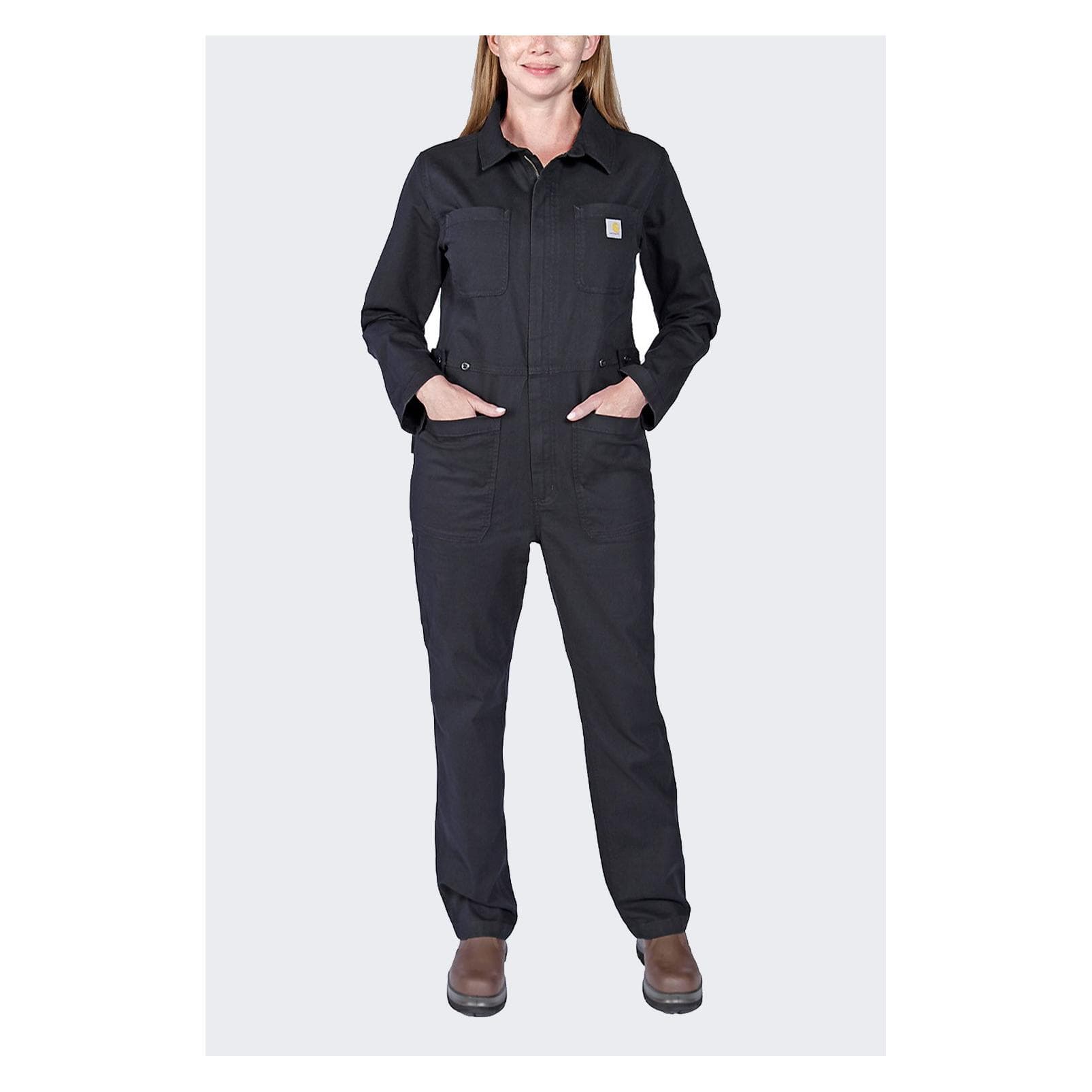 Carhartt, Combinaison de protection + bleu de travail, Damski Kombinezon Canvas Black (XS)