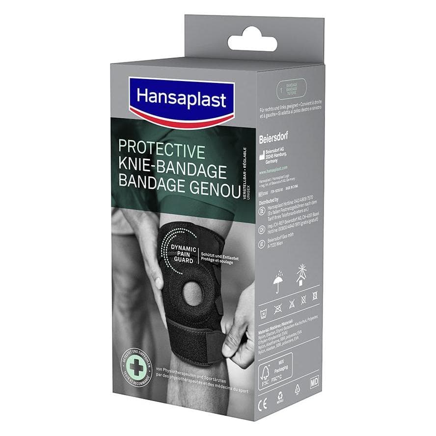 Hansaplast, Bandages de sport, Protective Knie-Bandage (Taille unique)