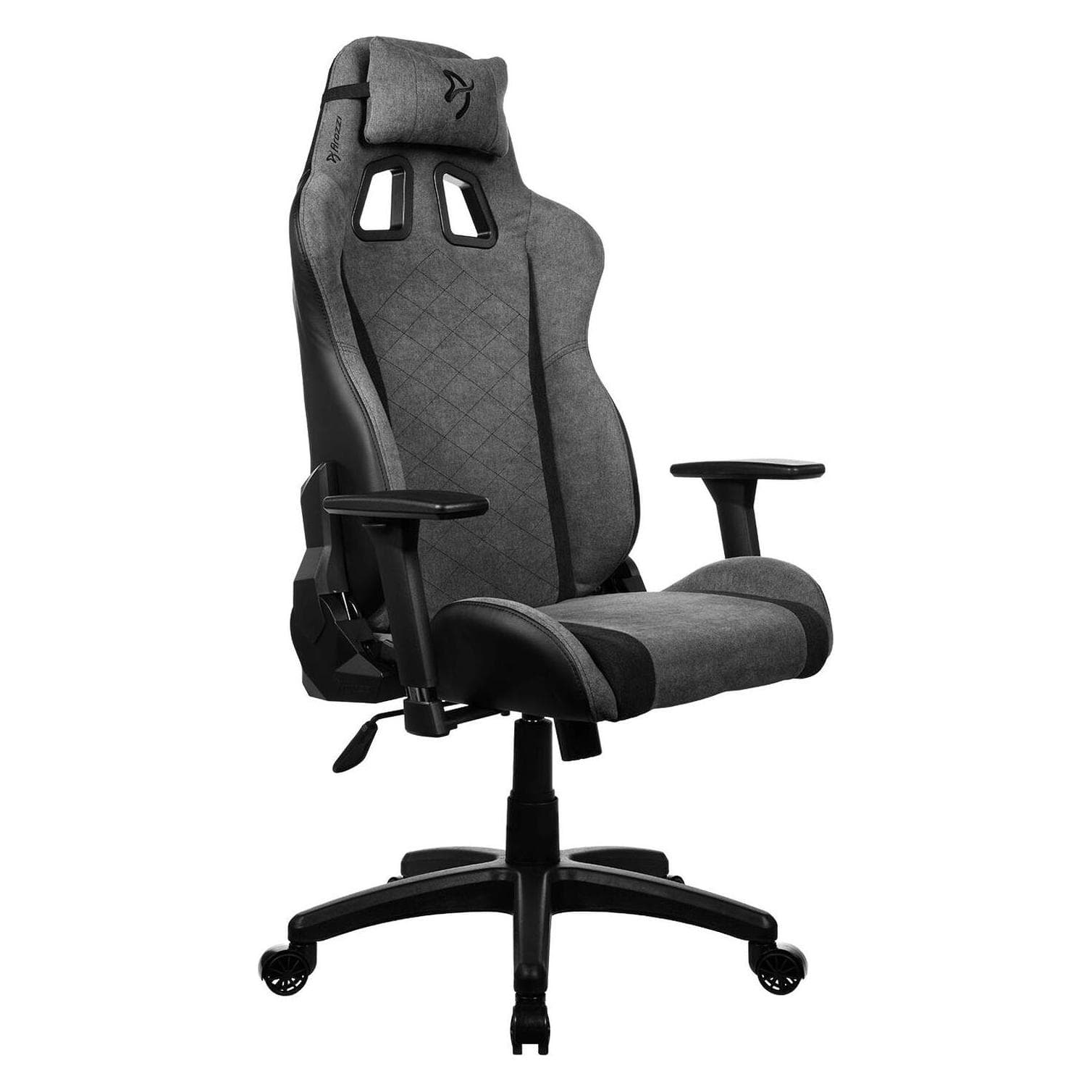 Arozzi Chaise de jeu Avanti Ash SoftFabric, Chaise gaming, Gris