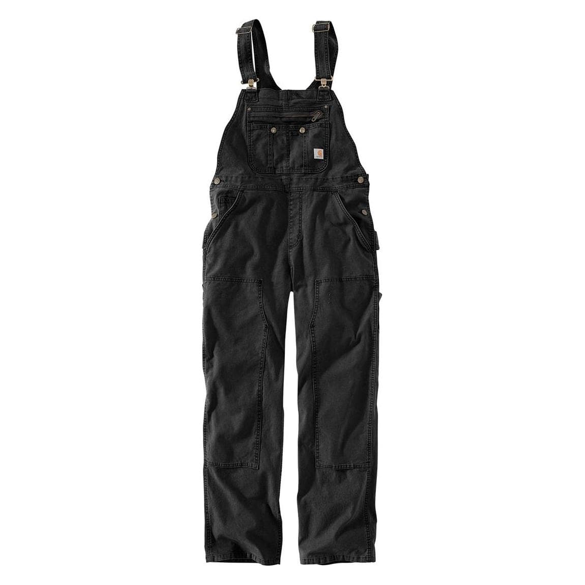 Carhartt, Pantalon de travail, Ogrodniczki Crawford Double Front Noir (S)