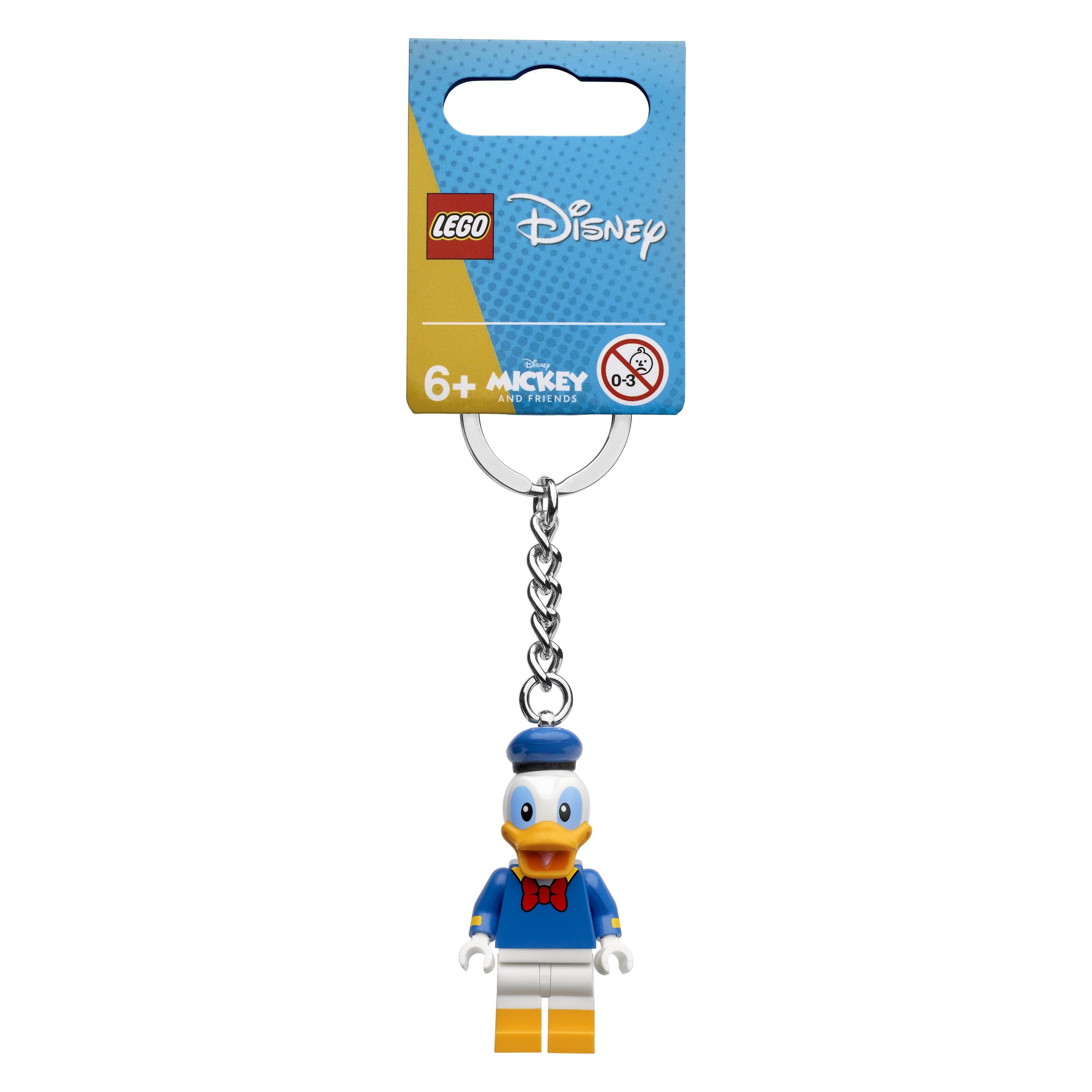 LEGO, Unisexe, Porte-clés, Porte-clés avec Donald Duck, Blanc, Bleu
