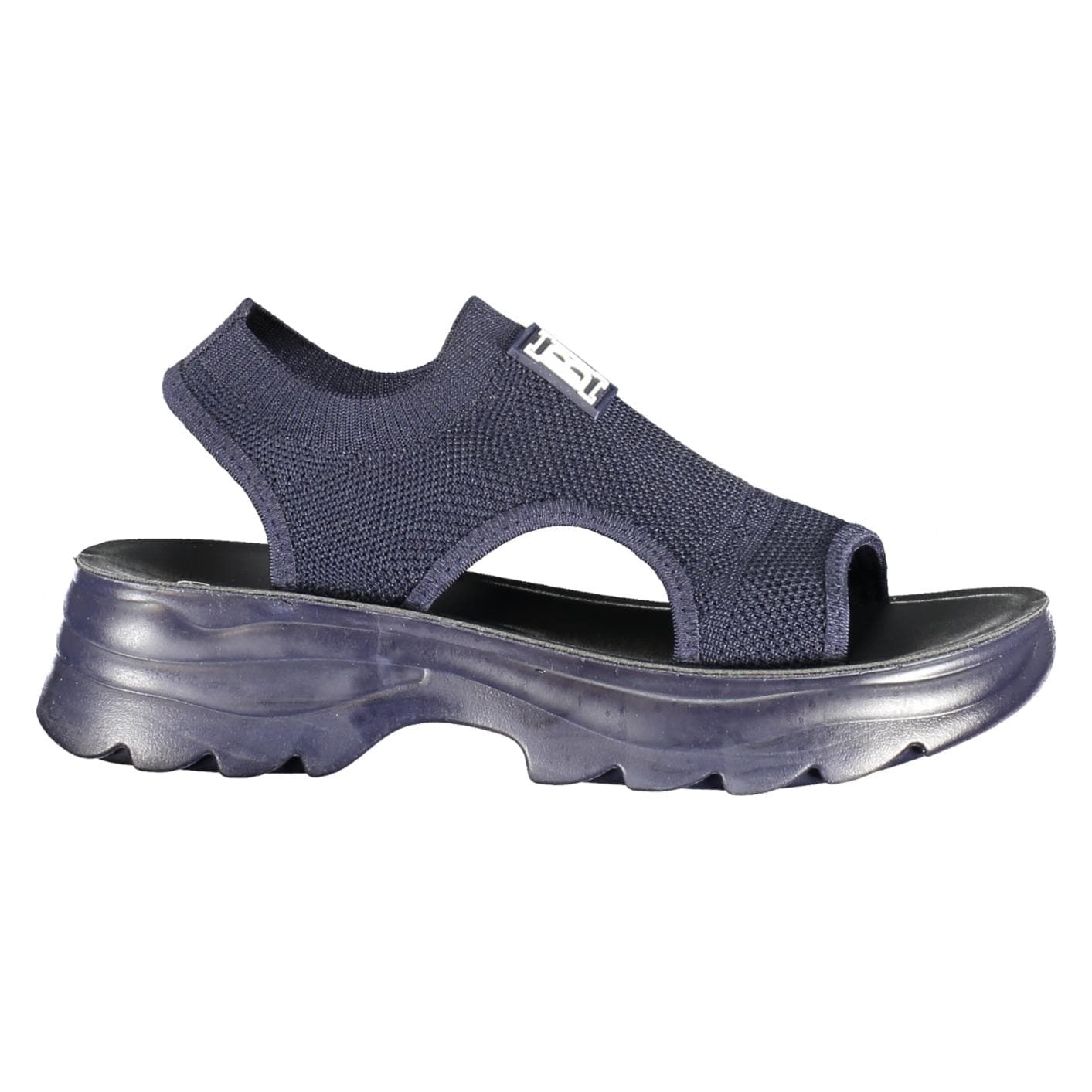 Laura Biagiotti, Femmes, Sandales, Blue Polyurethane Women Sandal, Bleu, (40)