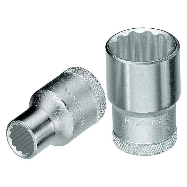 Gedore, Clé à douille + douilles, D 19 3/4AF Douille 1/2" profil UD 3/4 (3/4")