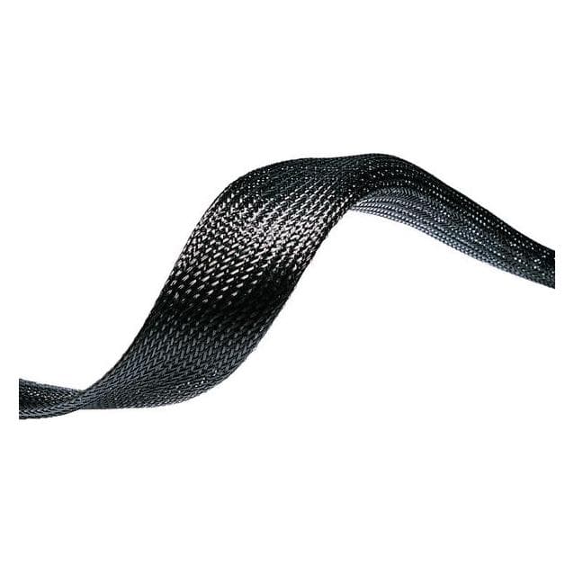 HellermannTyton, Goulotte passe-câbles, GAINE TRESSEE NOIRE HEGP UL94,25mm (Gaines pour câbles, 500 cm)