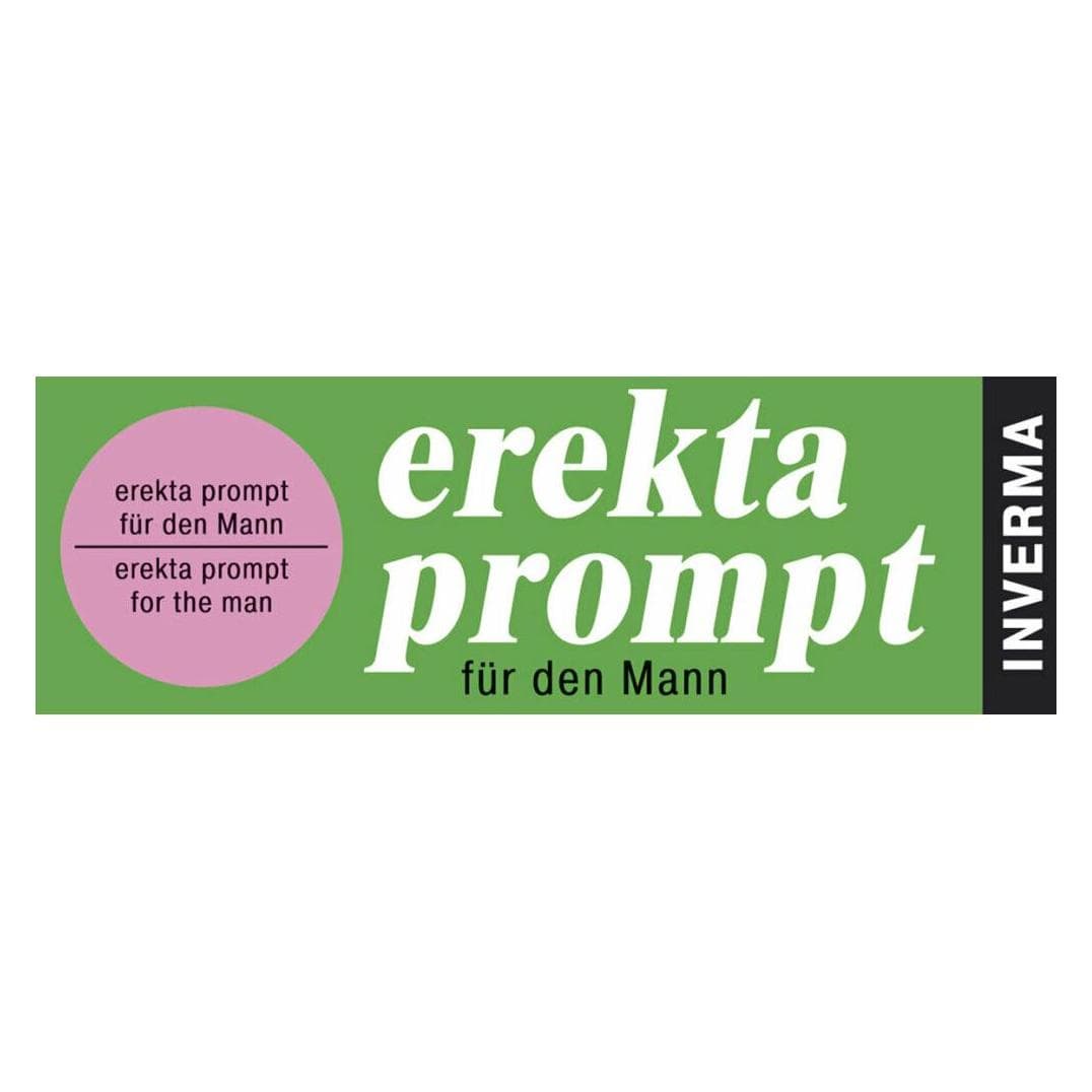 Inverma, Soins intimes, Erekta-Prompt pour homme NOUVEAU 13ml (Crème intime, 13 ml)