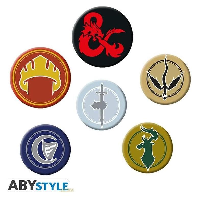 ABYstyle, Épingle, Dungeons & Dragons - Factions, Multicolore