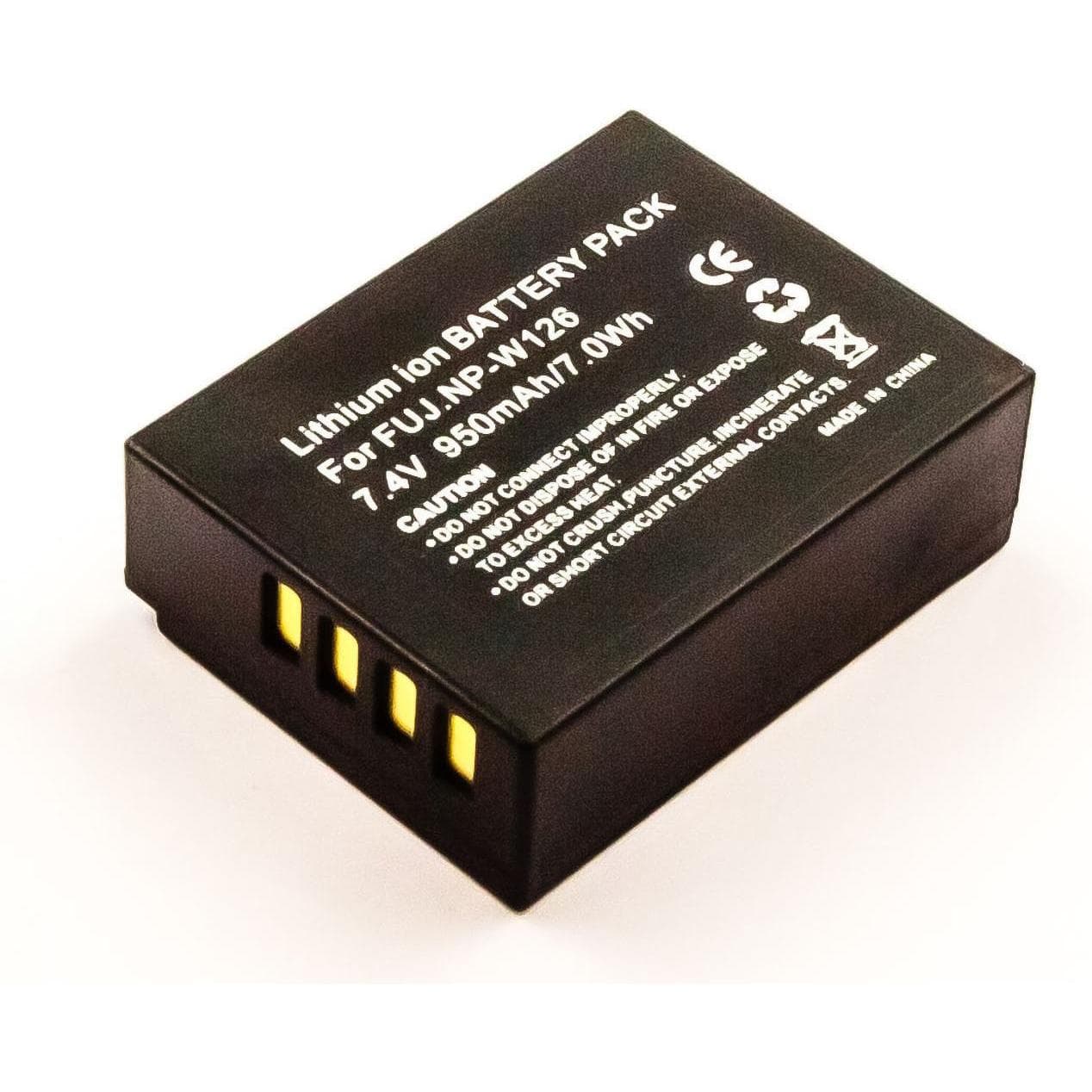AGI 15715 Batterie rechargeable au lithium-ion (Li-Ion) 1140mAh 7.4V (Batterie de l'appareil photo), Alimentation pour appareil photo, Noir