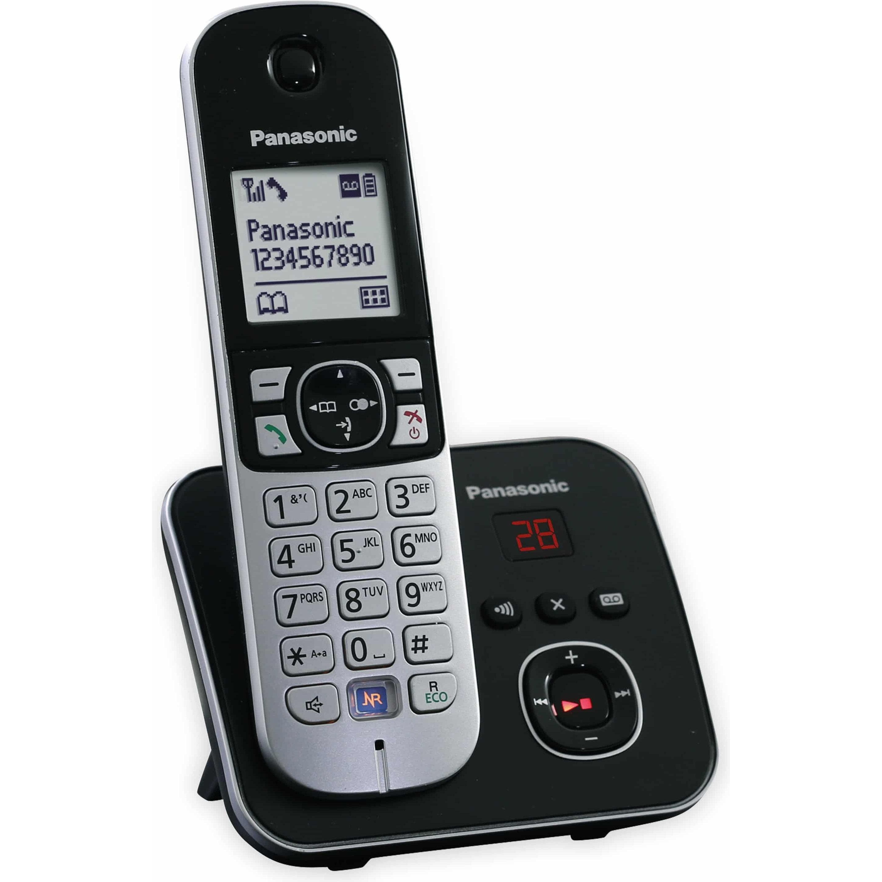 Panasonic KX-TG6821, Téléphone, Noir