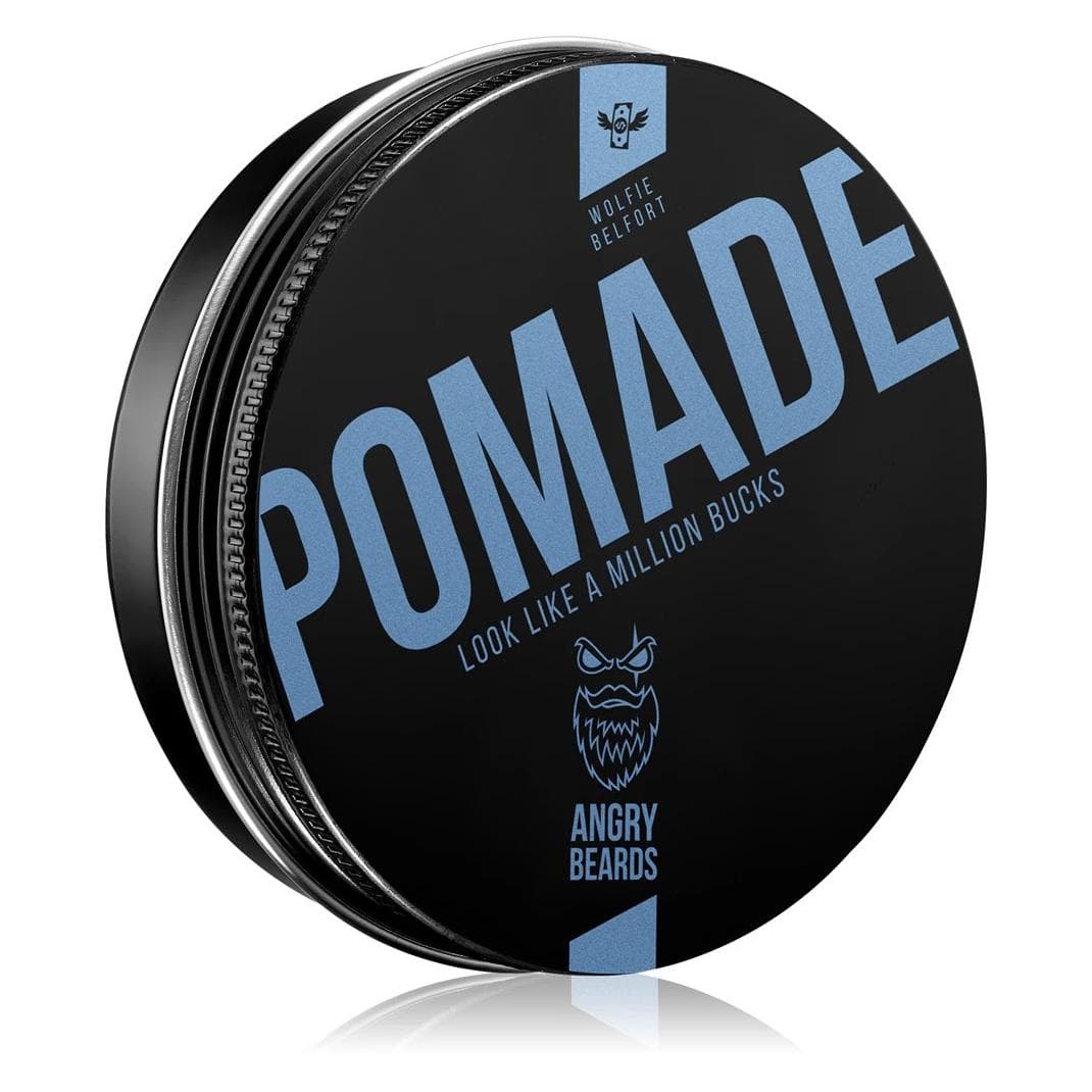 Angry Beards, Gel pour cheveux, Wolfie Belfort Hair Pomade (Pommade capillaire, 100 g)