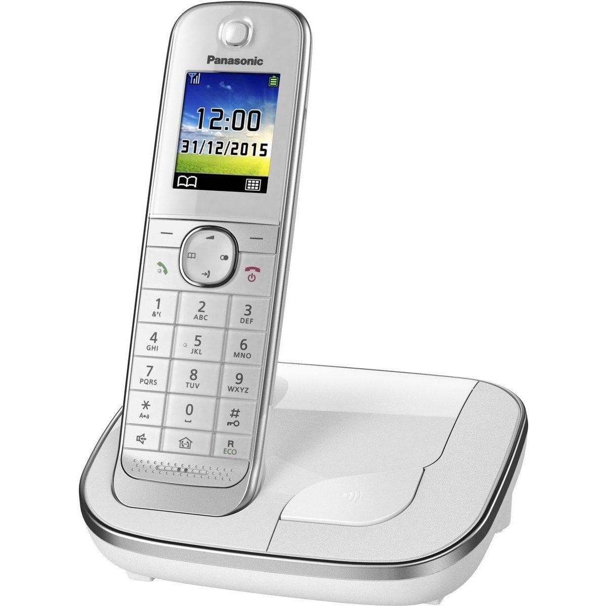 Panasonic KX-TGJ310GW (version allemande), Téléphone, Noir, Blanc