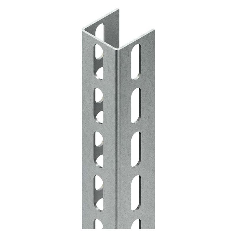 Niedax NIE U5050/2000F Profilé en U 50x50x2000mm DIN EN ISO 1461, Accessoires électroniques + boîtier, Argent