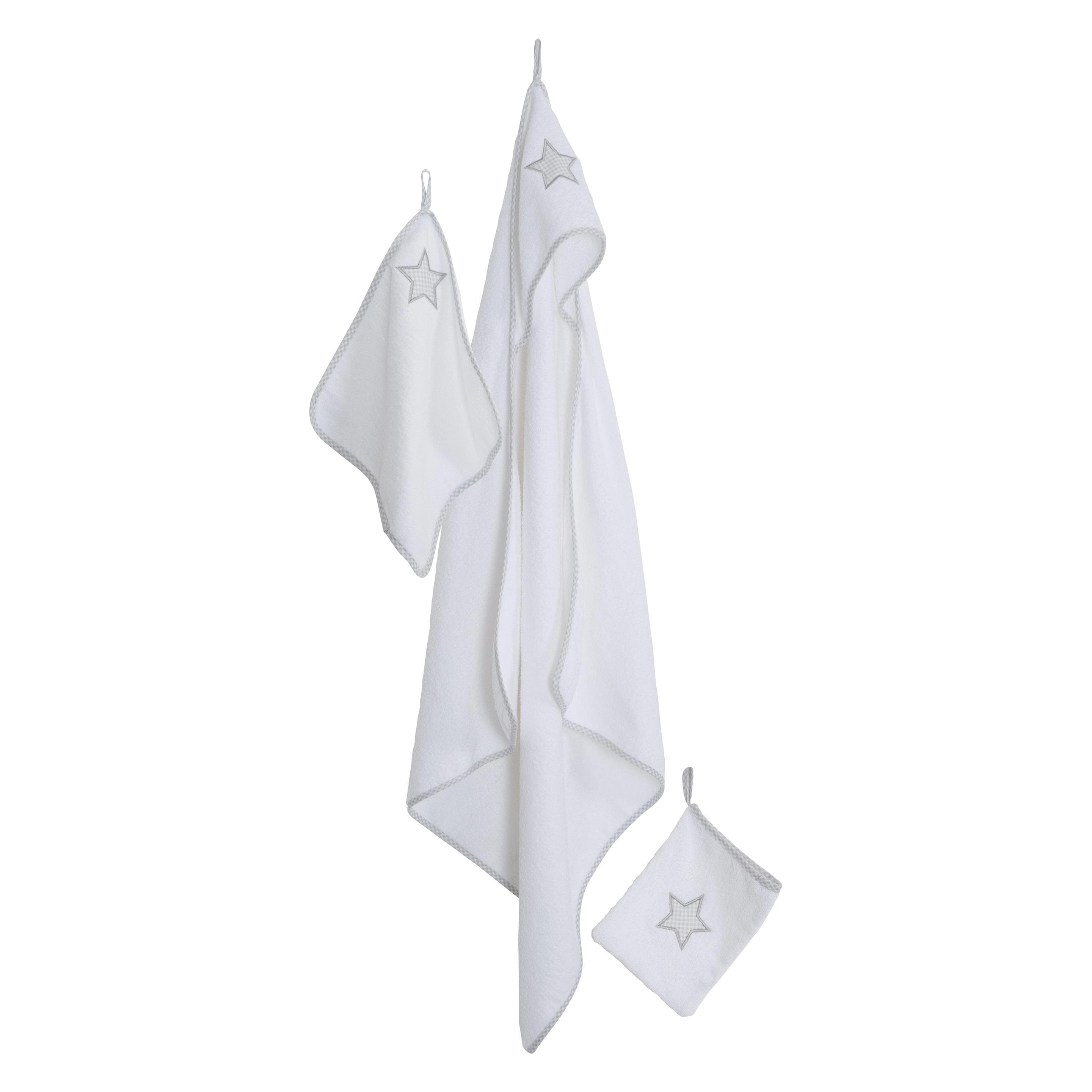Roba, Serviette de bain bébé, Petites étoiles (80 x 80 cm)