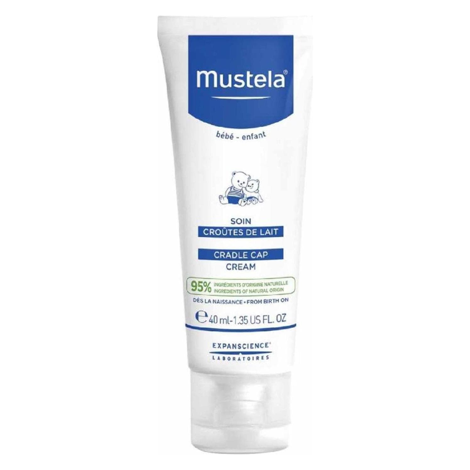 Mustela, Soin corporel bébé, Bonnet de berceau pour bébé