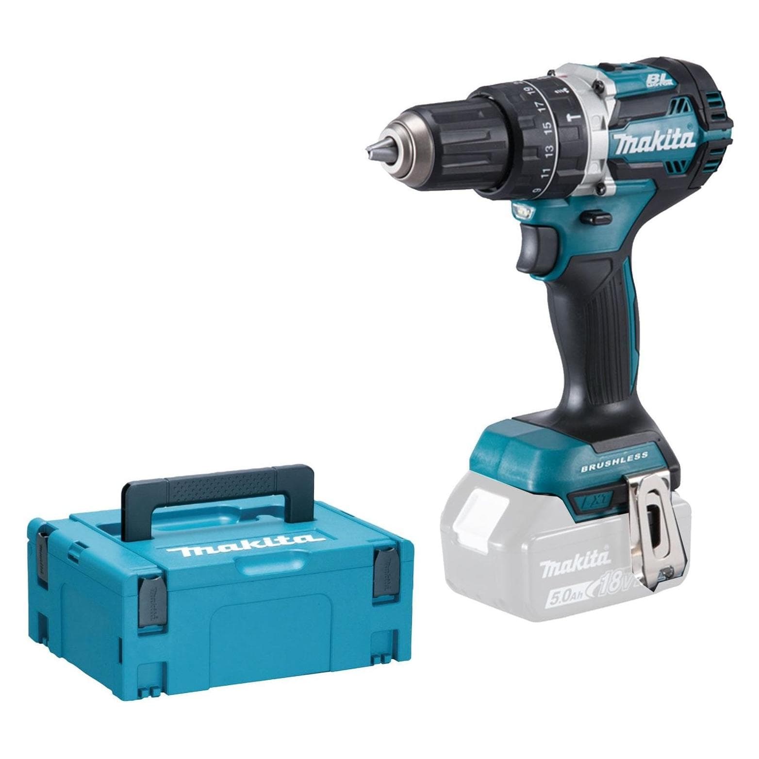 Makita, Perceuse + Visseuses sans fil, DHP 484 (Perceuse-visseuse à percussion)