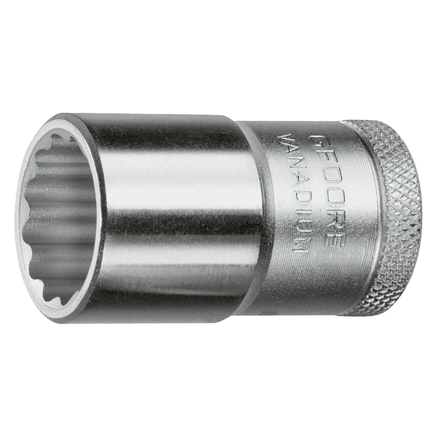 Gedore, Clé à douille + douilles, D 19 7/16W Douille 1/2" 12 pans 7/16W (7/16")