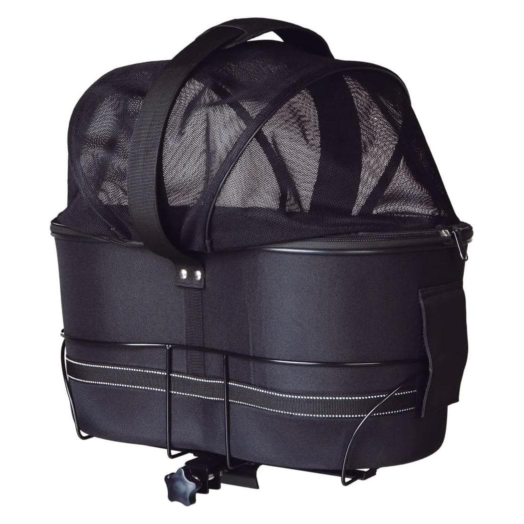 Trixie Panier à vélo long pour un compartiment à bagages large (Chien, Lavable), Transport d'animaux