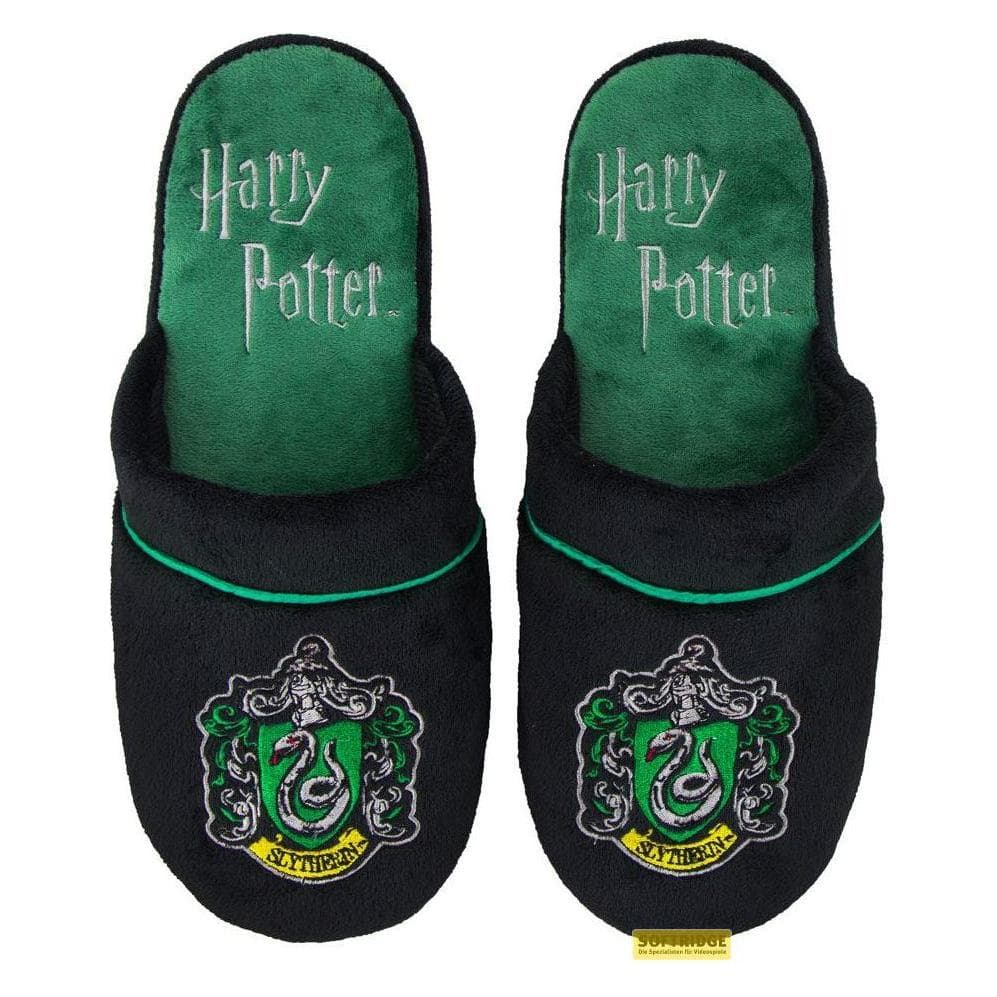 Cinereplicas, Unisexe, Chaussons, Harry Potter Slytherin, Noir, (41, 42, 43, 44, 45)