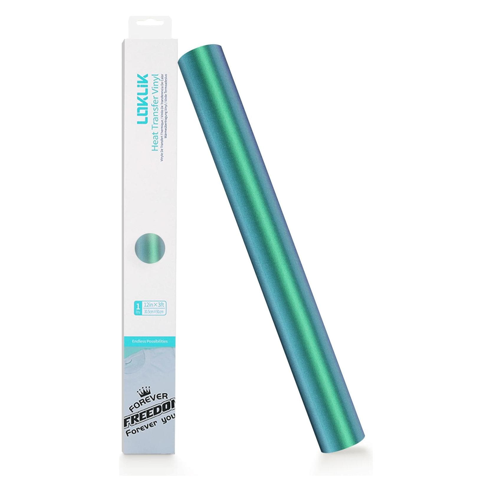 Loklik, Machine de découpe : accessoires, Heat Transfer Vinyl Chameleon - Vert à pourpre