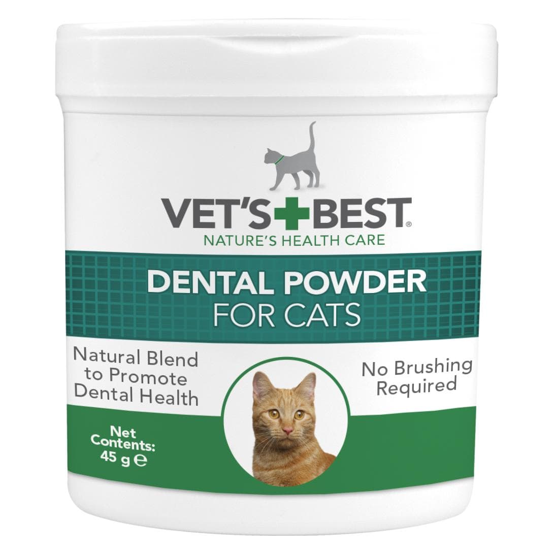 Vet's Best Vets Best Poudre dentaire Kat - 45 Gr (Chat), Hygiène animale